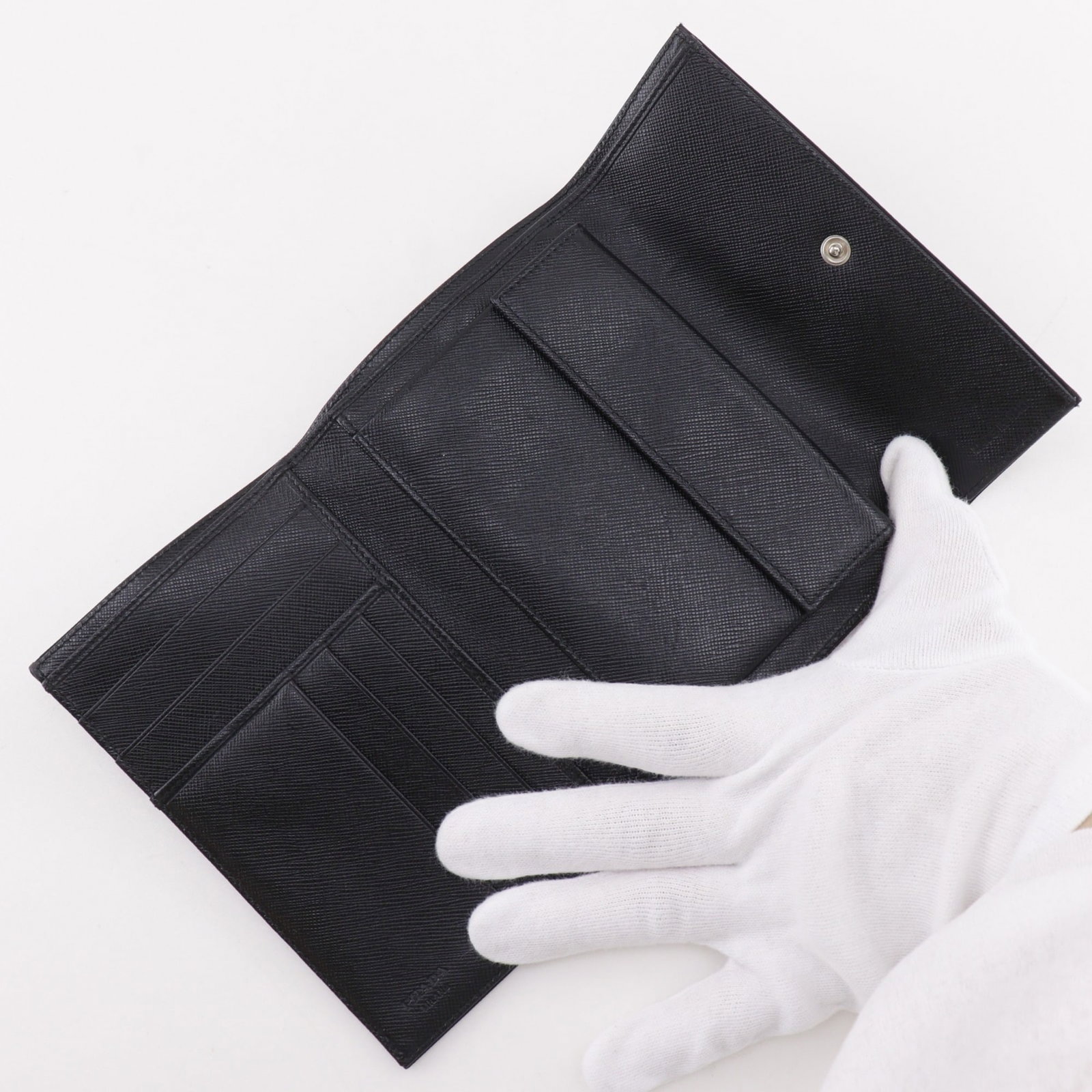Nylon wallet tri fold Prada - 6