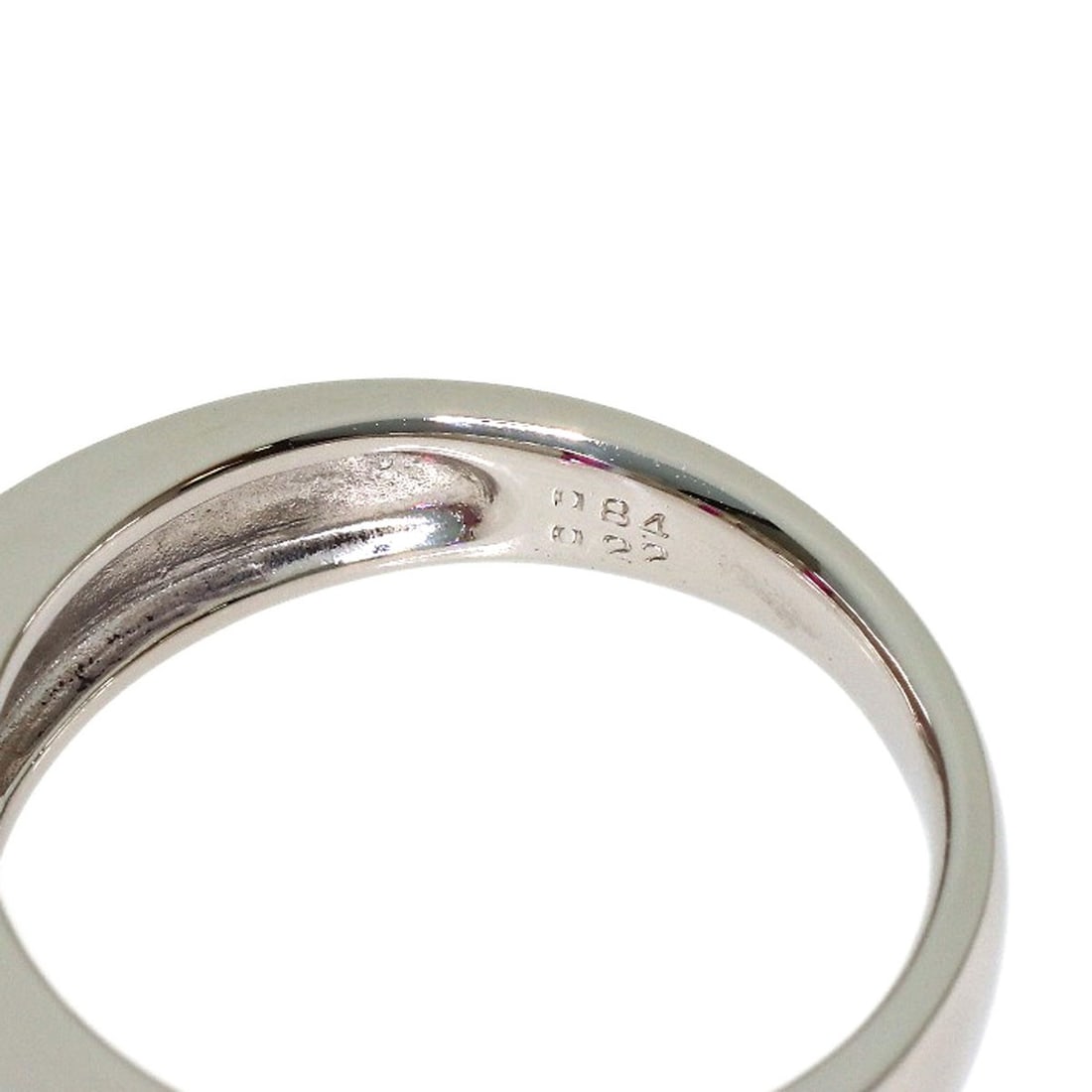 0.84Ct Ruby Diamond Ring Platinum Pt900 7.1G - 6