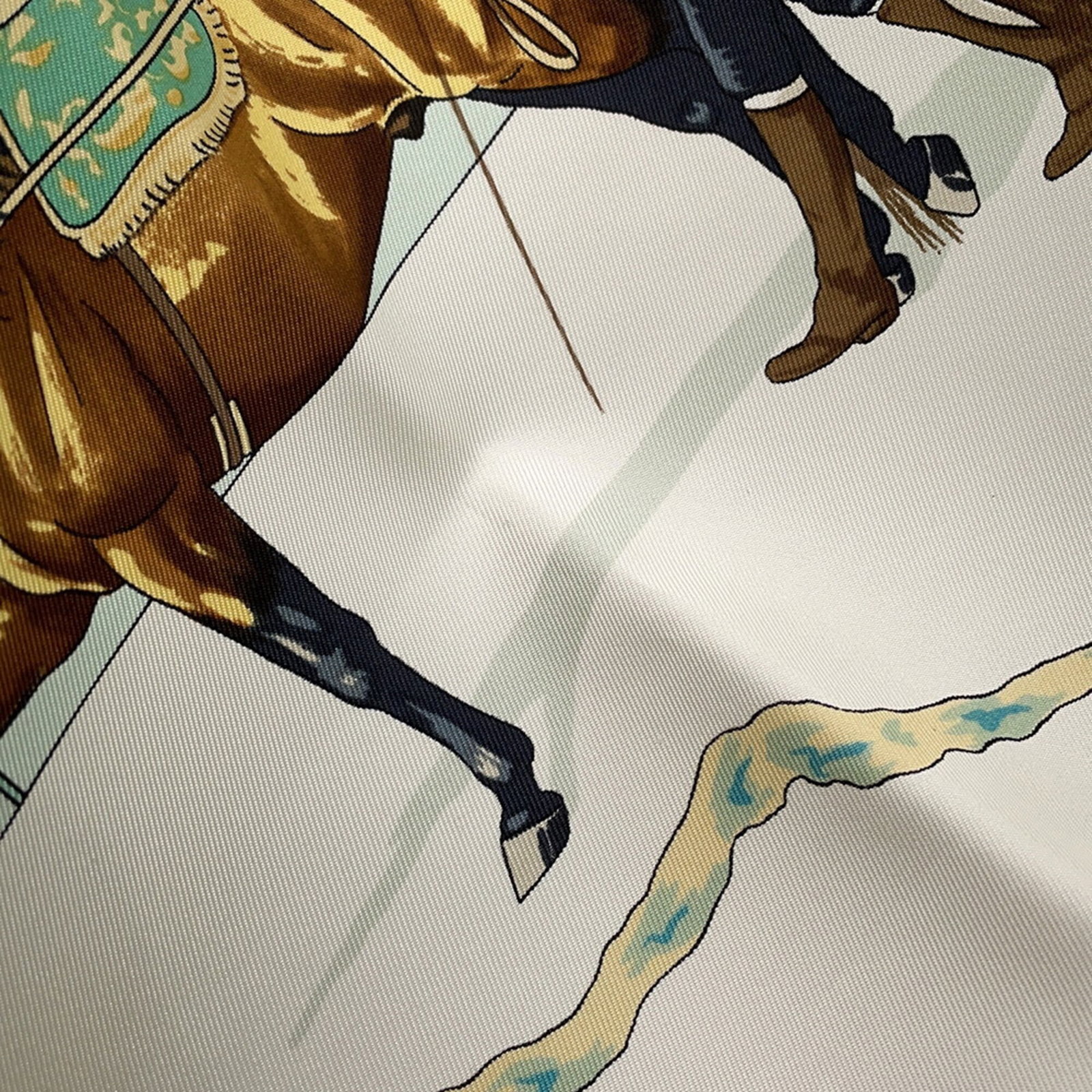 Silk Hermes Scarf - 3