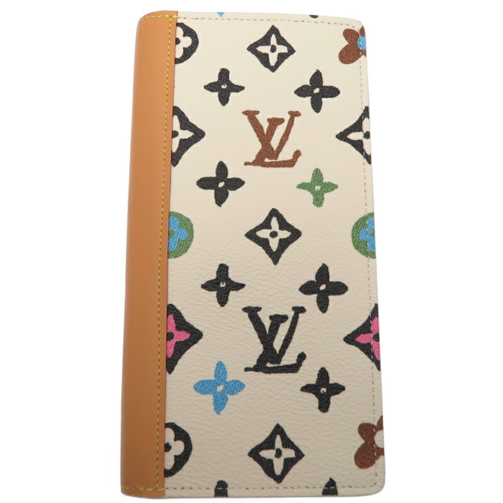 Long Wallet (Bi-Fold) Leather Monogram Louis Vuitton: Long Wallet (Bi-Fold) Leather Monogram Louis Vuitton Monogrammed leather wallet with a classic bi-fold design, measuring 9cm x 19cm x 2cm. Comes with a dust bag for protection and storage. A stylish