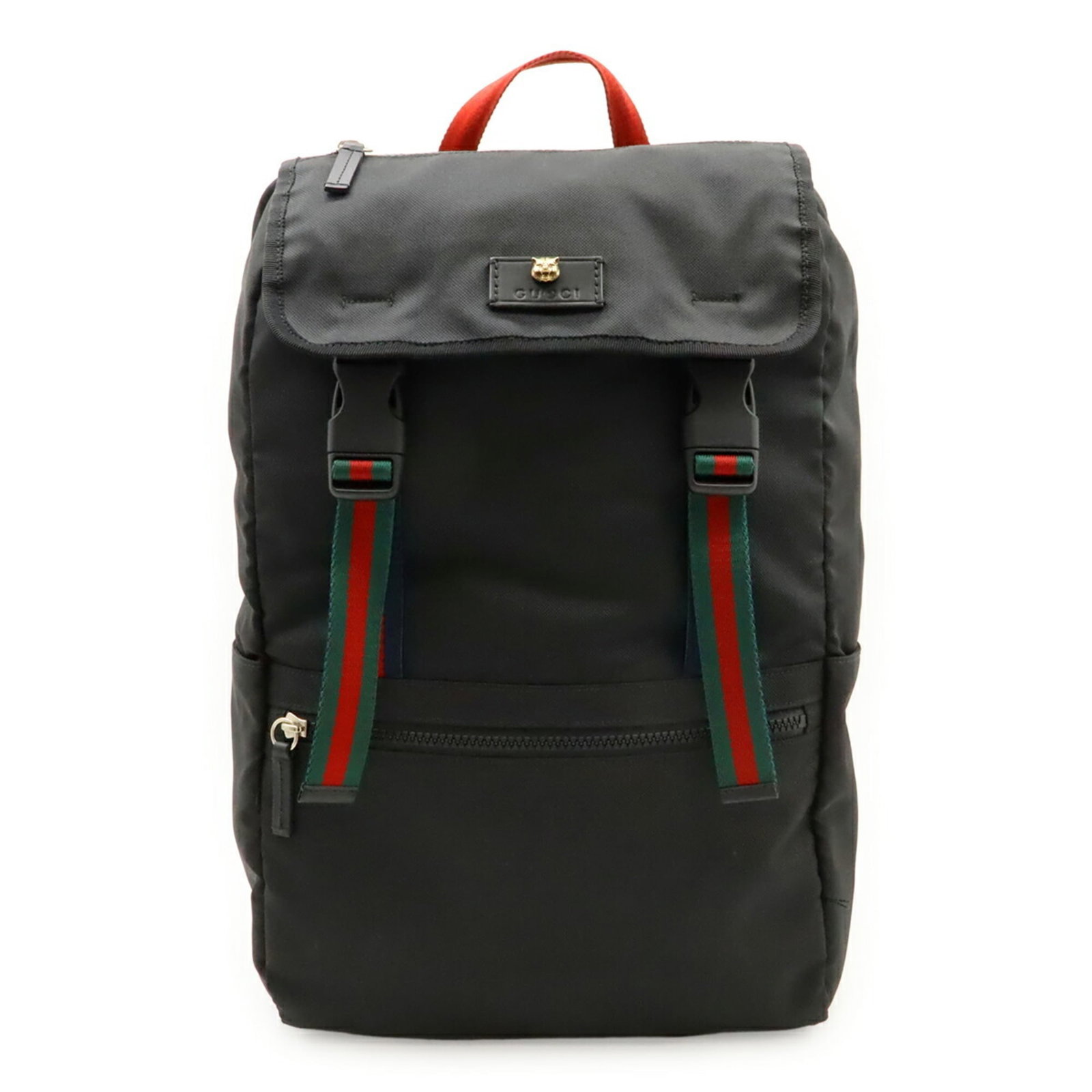 Canvas Leather Backpack: Canvas Leather Backpack Canvas Leather Backpack in Black, Green, Navy, or Red. This stylish backpack combines canvas and leather materials for a unique look, with a size of 43cm x 28cm x 11cm and a we