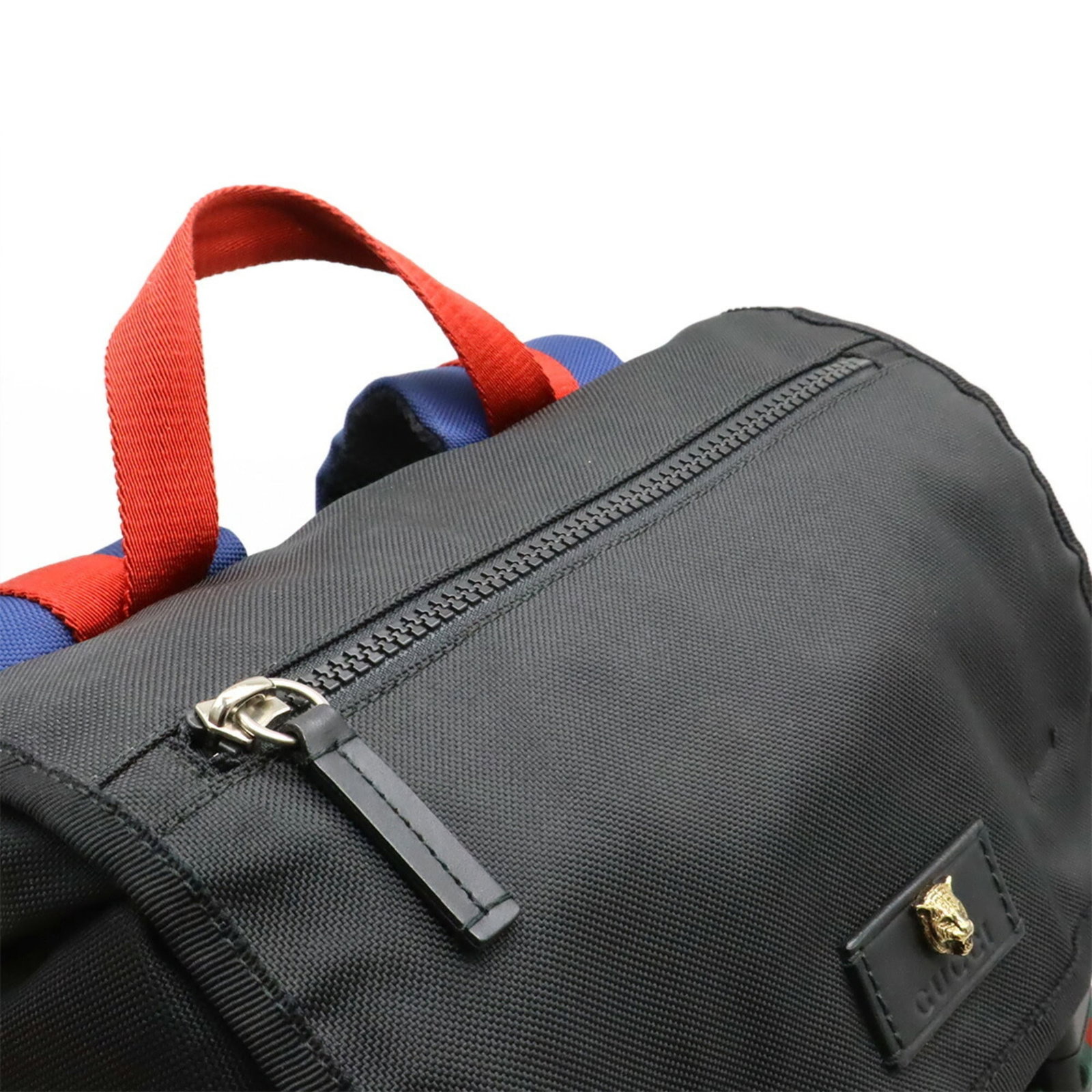 Canvas Leather Backpack - 8