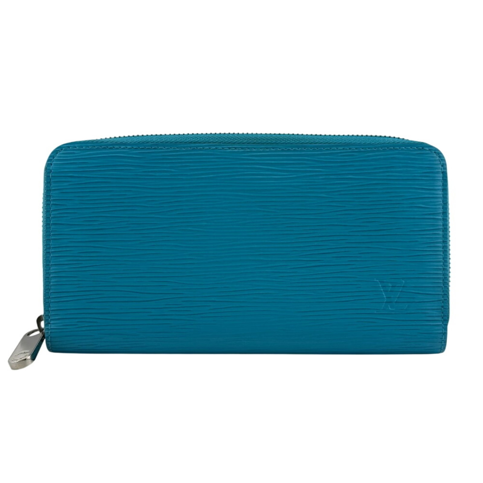Leather Wallet Bi Fold Louis Vuitton: Leather Wallet Bi Fold Louis Vuitton Turquoise leather, a classic Louis Vuitton design, makes this bi-fold wallet a stylish accessory. With its signature monogram pattern and durable construction,