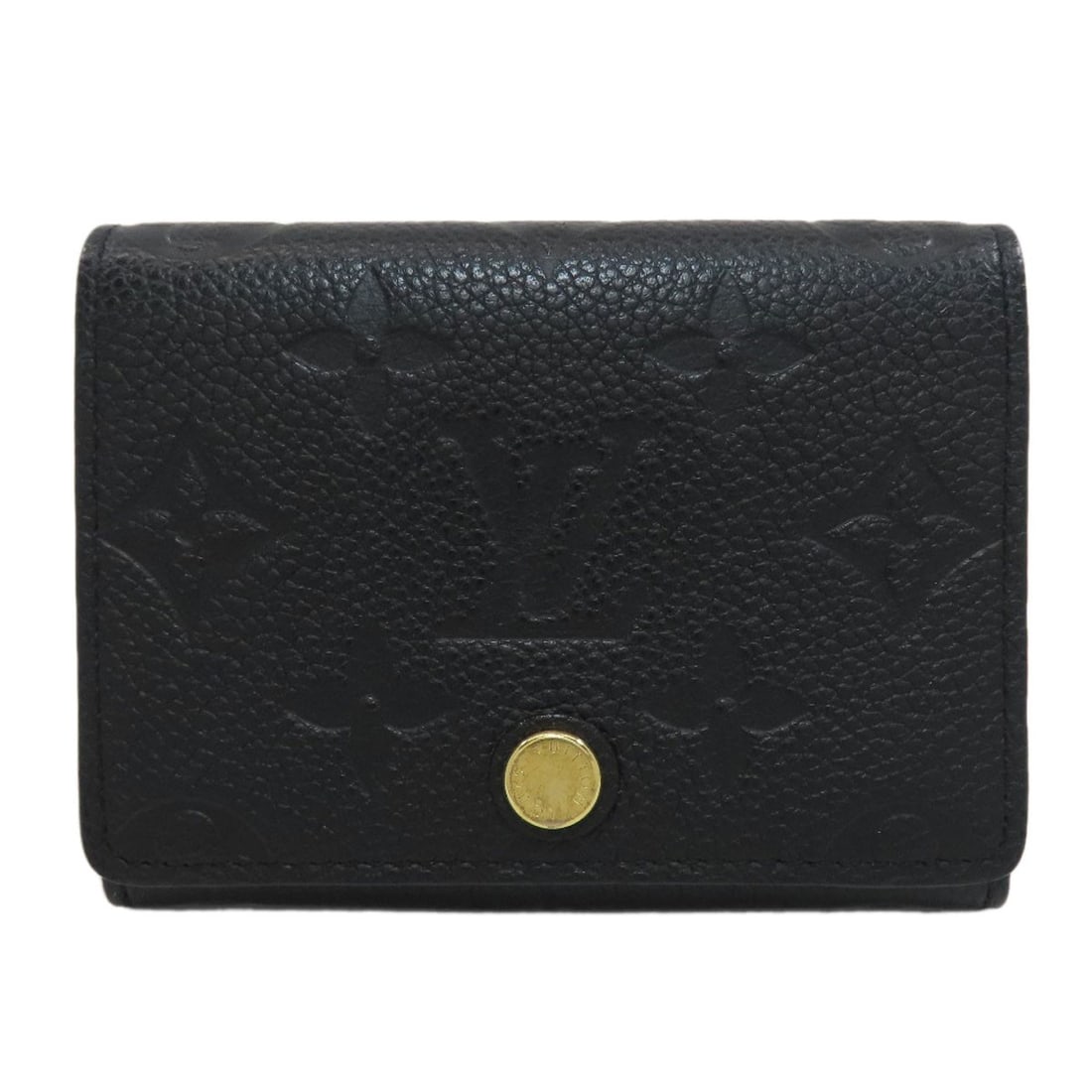 M58456 Card Leather Visit Case Anne Vert Cult Louis Vuitton: M58456 Card Leather Visit Case Anne Vert Cult Louis Vuitton Black Card Leather Visit Case from LOUIS VUITTON, featuring classic card case design with black leather exterior. This stylish accessory bea