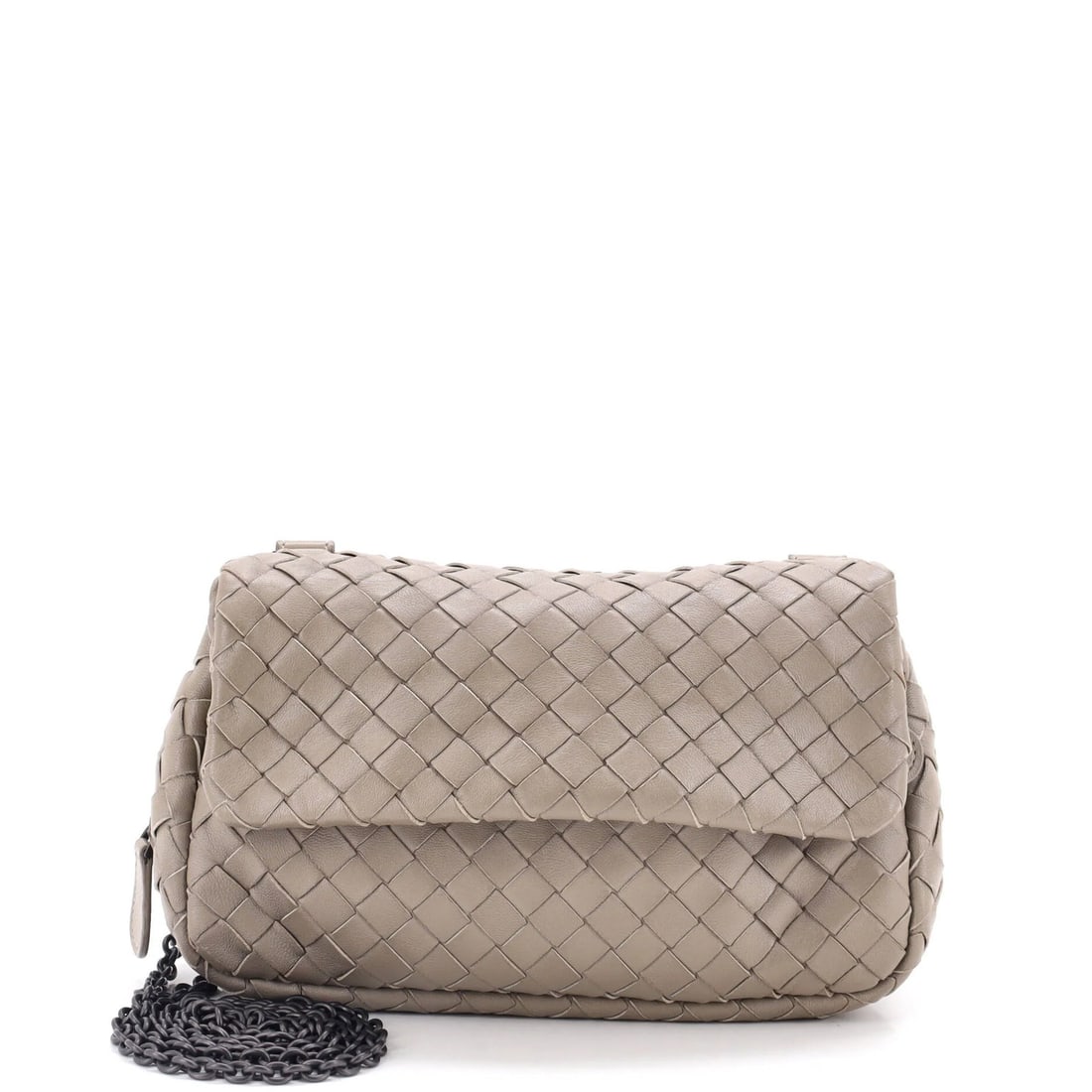 Bottega Veneta Expandable Chain Crossbody Bag Intrecciato Nappa Small (1 of 6)