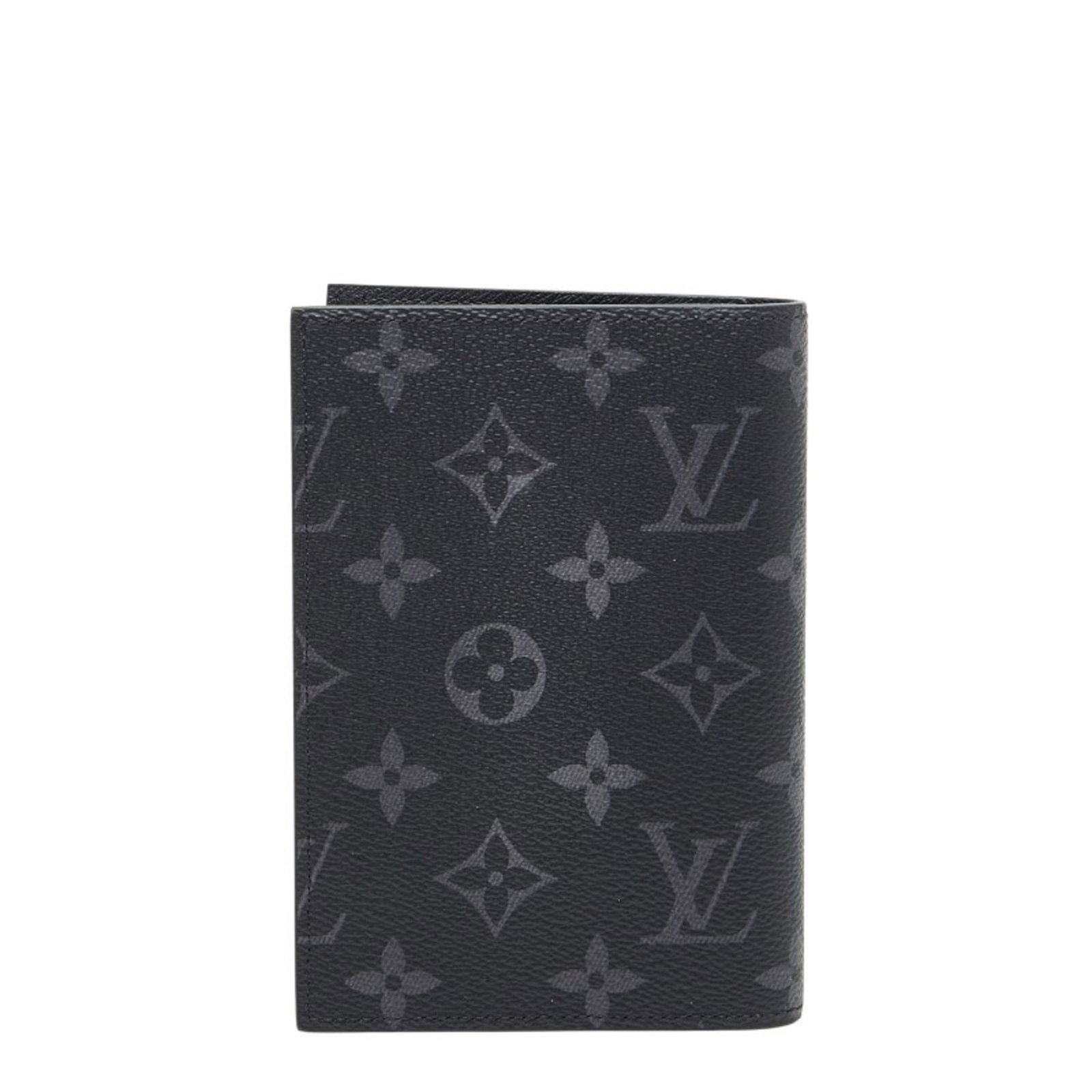 Louis Vuitton Pvc Passport Cover: Louis Vuitton Pvc Passport Cover Black Louis Vuitton PVC Passport Cover with Monogram Eclipse Design. Made from durable PVC material, this compact cover measures 14cm x 10cm x 1.5cm and features the