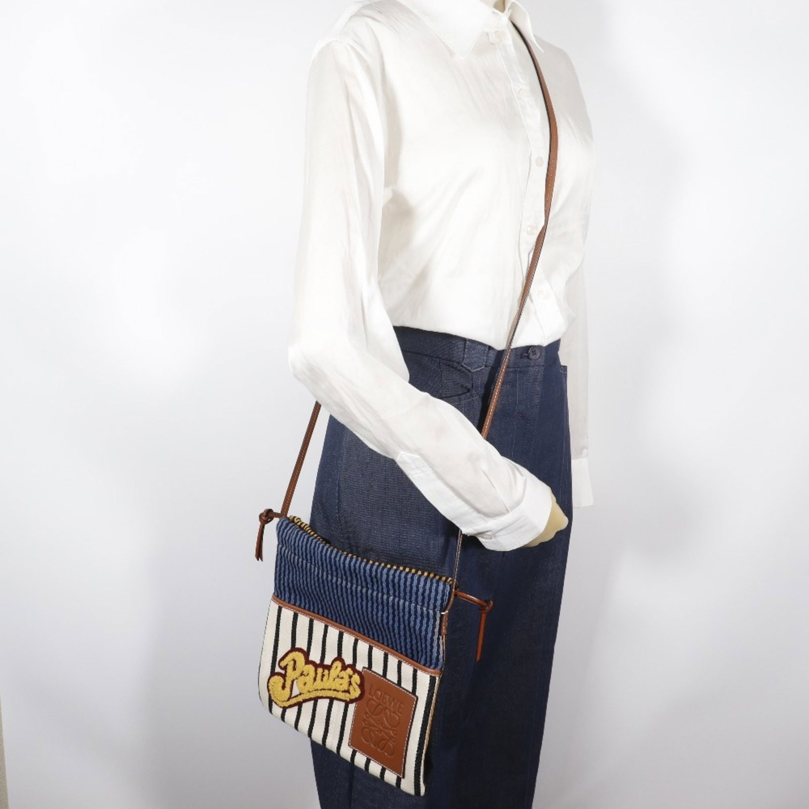Shoulder Bag Canvas Loewe - 9