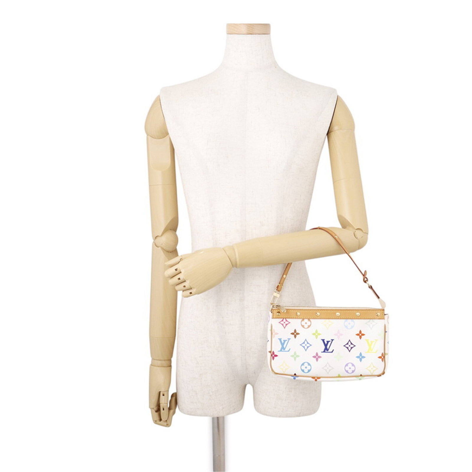 Vuitton Louis Monogram Handbag Pouch Multicolore - 4