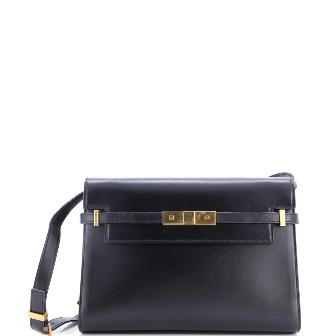 Saint Laurent Manhattan Shoulder Bag Leather Medium: Saint Laurent Manhattan Shoulder Bag Leather Medium Black Saint Laurent Manhattan Shoulder Bag Leather Medium, featuring a classic design with a medium size and aged gold hardware, is available.