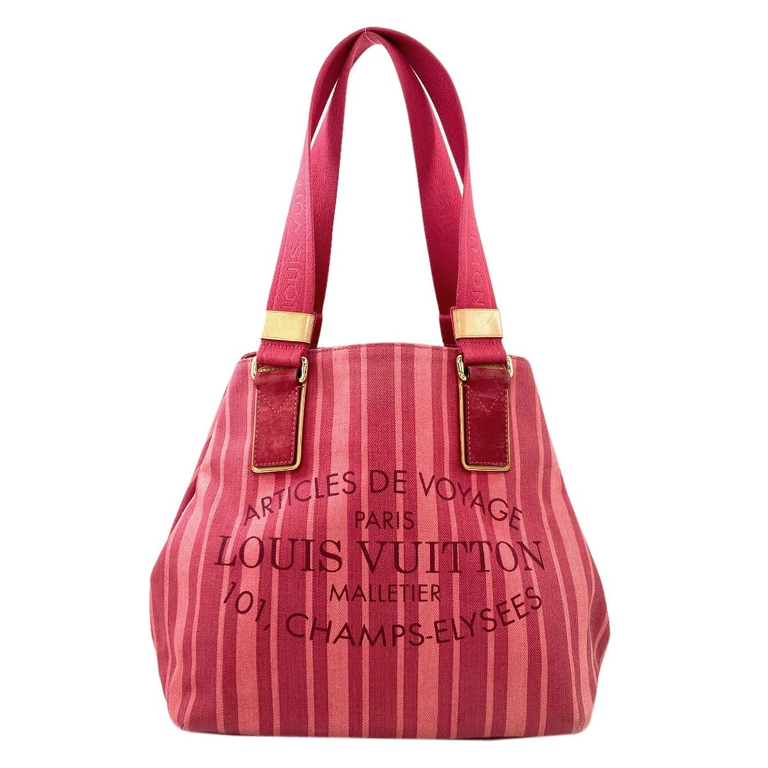 Hippo Pm Tote Bag Canvas Plat'N Soleil Louis Vuitton M94146: Hippo Pm Tote Bag Canvas Plat'N Soleil Louis Vuitton M94146 Red Canvas Louis Vuitton Tote Bag with Plat'N Soleil Design. This iconic tote bag features a striking red canvas exterior with the