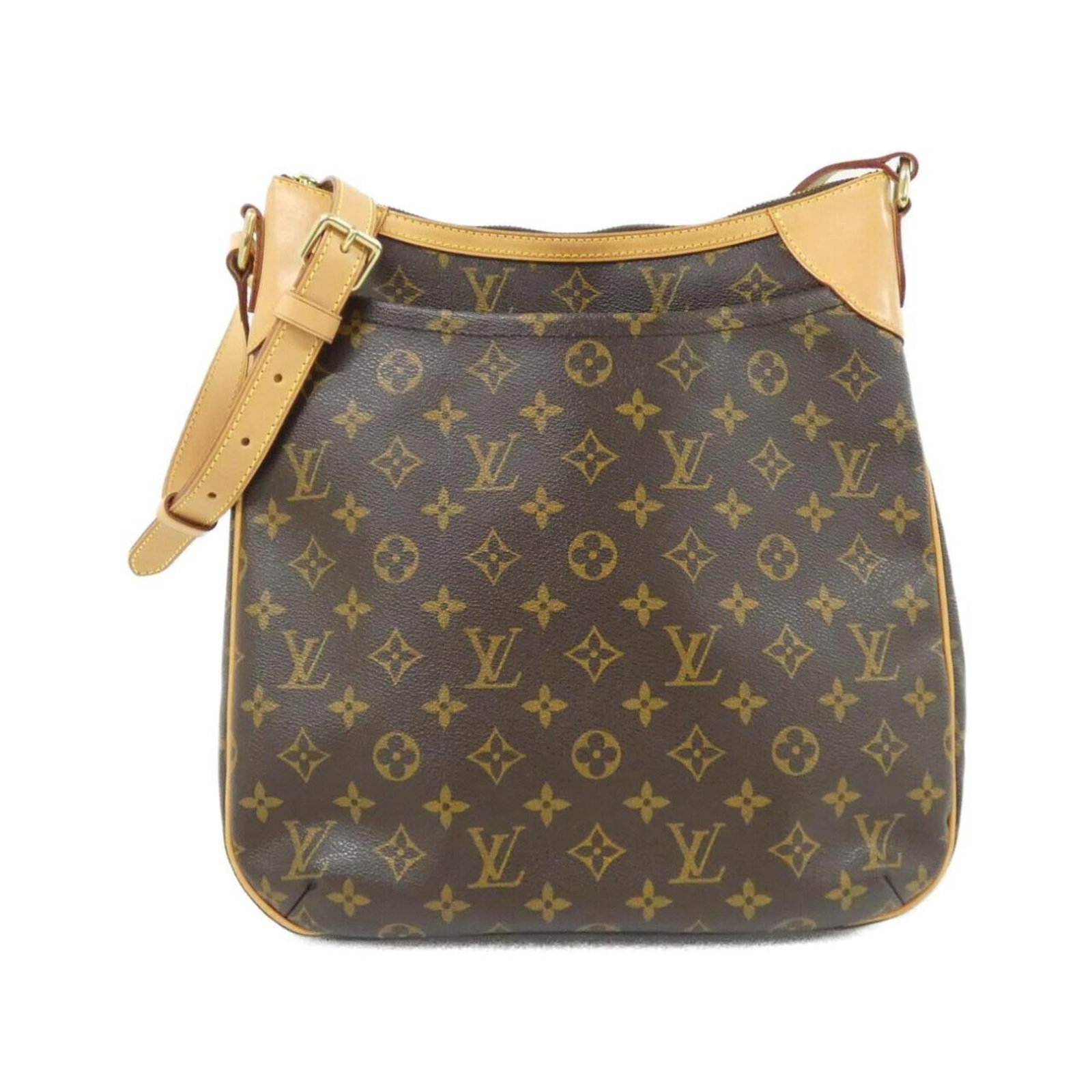 Canvas Coated Louis Vuitton Bag Shoulder: Canvas Coated Louis Vuitton Bag Shoulder Marron canvas coated shoulder bag with gold hardware, featuring a classic design. This Louis Vuitton bag measures 33cm x 32cm x 5cm and is a stylish accessory