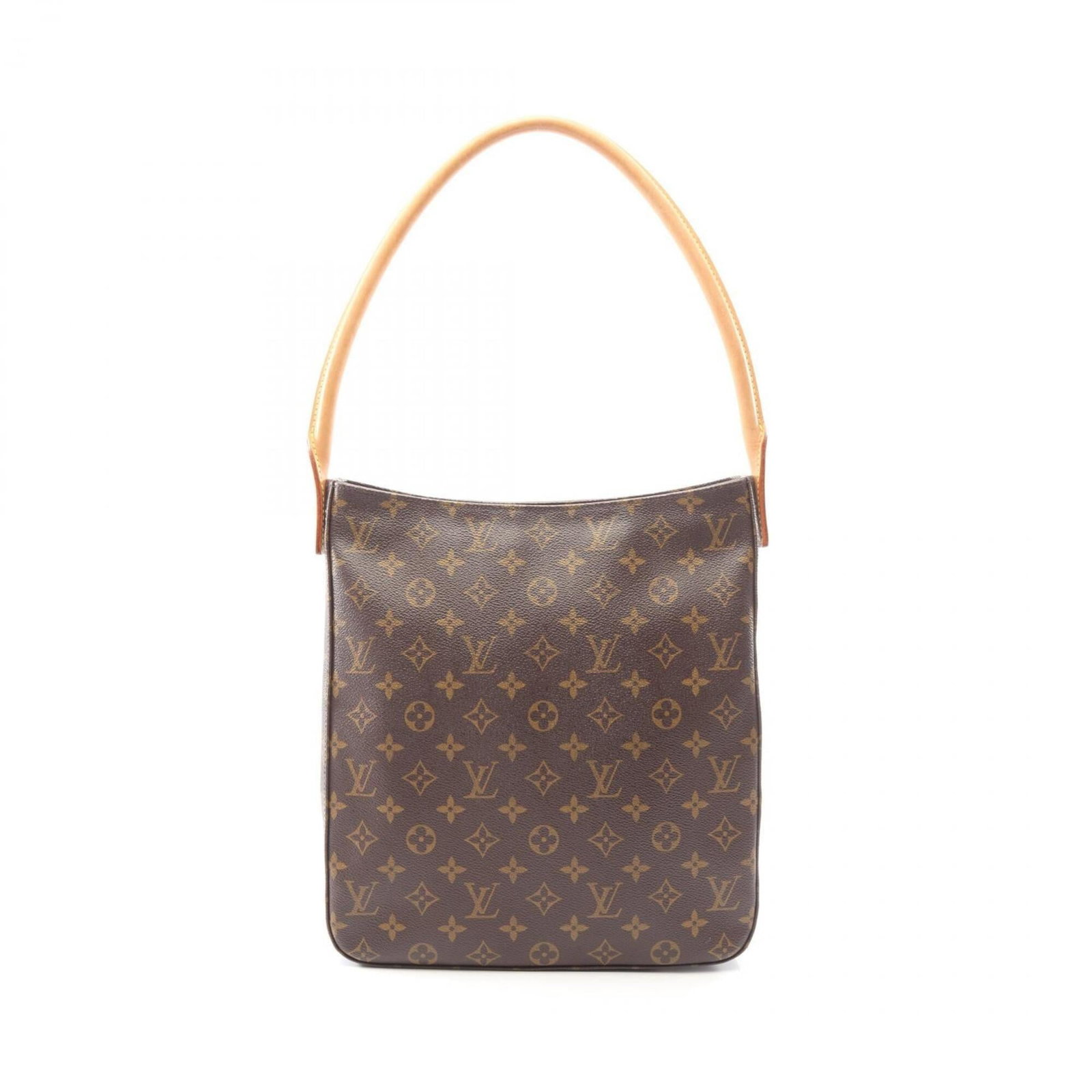 Shoulder Bag Coated Leather Louis Vuitton Handbag: Shoulder Bag Coated Leather Louis Vuitton Handbag Coated canvas and leather construction, a signature Louis Vuitton design, and a classic brown color make this shoulder bag a timeless piece.