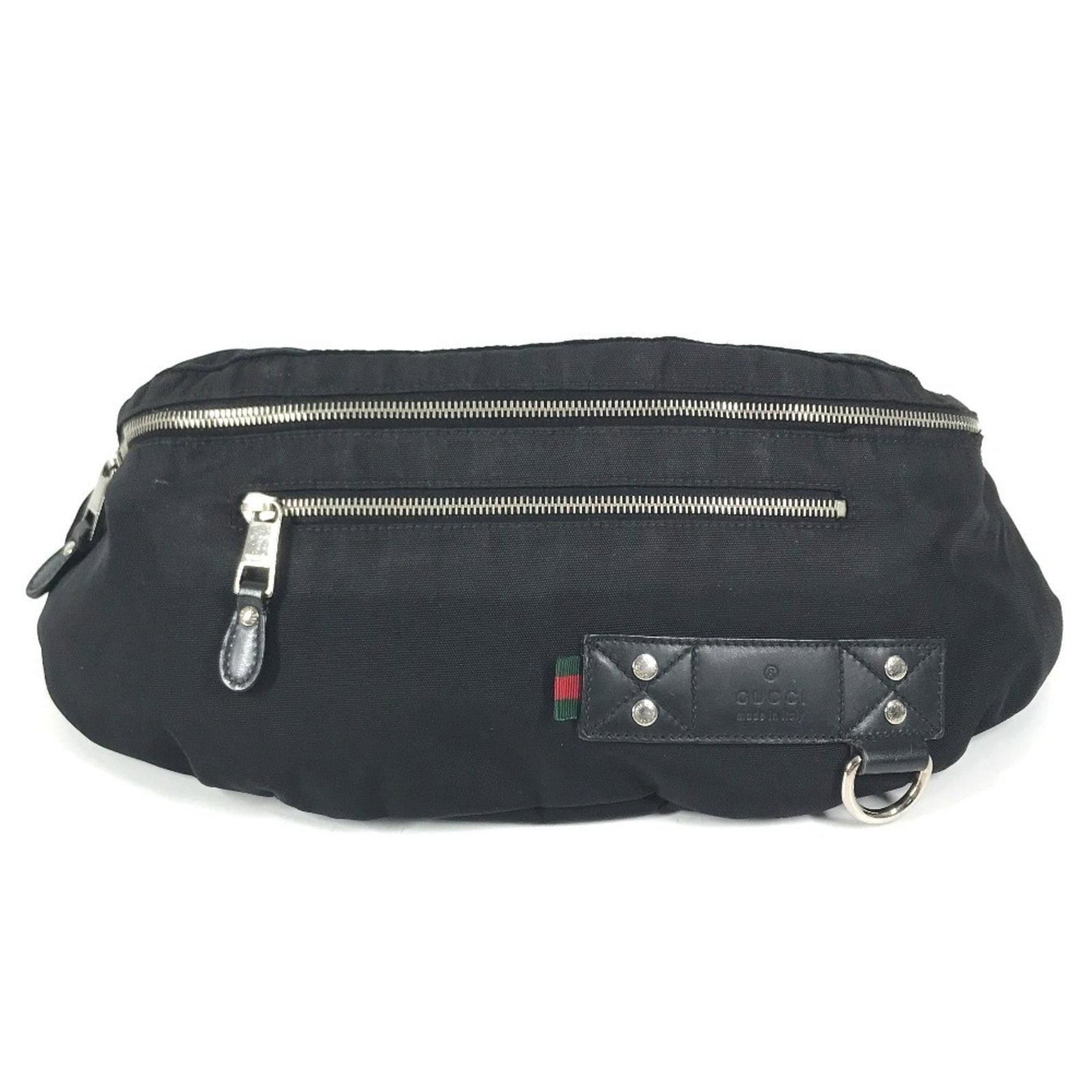 Sling Nylon Gucci Bag: Sling Nylon Gucci Bag Sling Nylon Gucci Bag - A sleek and versatile accessory, this black nylon bag features a 18cm x 28.5cm size and a durable nylon material. The bag's classic design makes it a