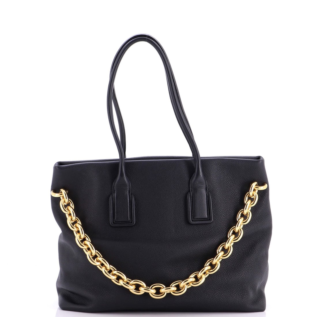Tote Leather Mount Veneta Bottega: Tote Leather Mount Veneta Bottega Black Mount Tote with Leather Exterior and Interior, Gold Hardware, and Heavy Leather Handles. This Bottega Veneta tote features a classic design with heavy leather