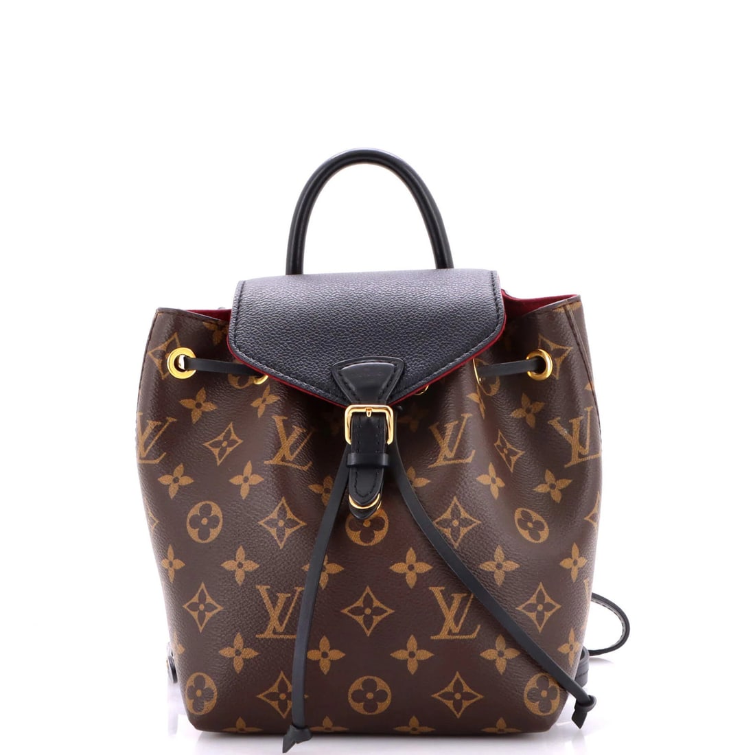 Canvas Backpack Monogram Leather NM Vuitton Louis Montsouris with: Canvas Backpack Monogram Leather NM Vuitton Louis Montsouris with Canvas Backpack Monogram Leather Louis Vuitton Montsouris with signature. This Louis Vuitton Montsouris NM Backpack features canvas