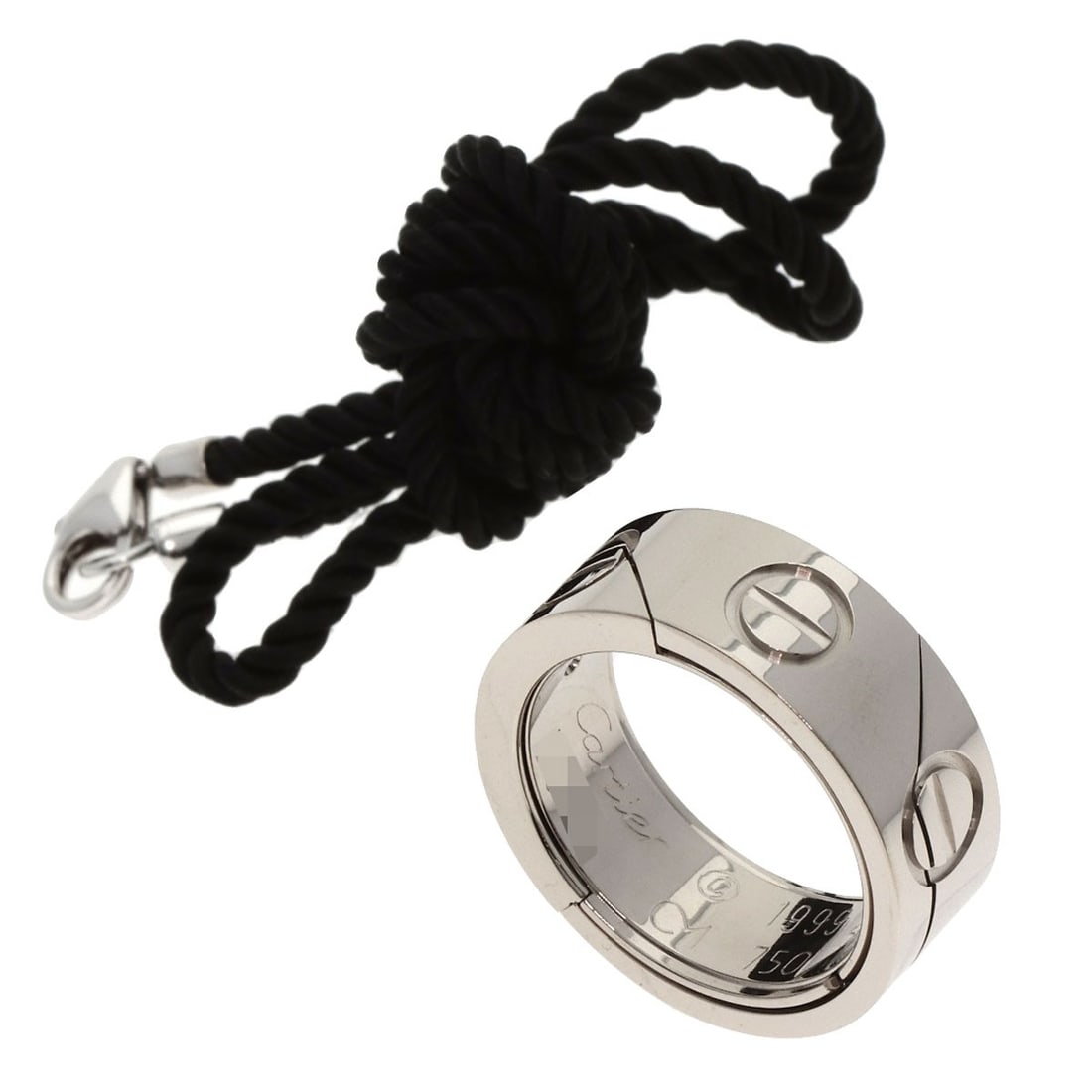 Astro Love Ring K18 White Gold Cartier: Astro Love Ring K18 White Gold Cartier K18 White Gold Cartier Astro Love Ring is a striking piece featuring a ring made from high-quality K18 White Gold. Its sleek design and silver metal exterior