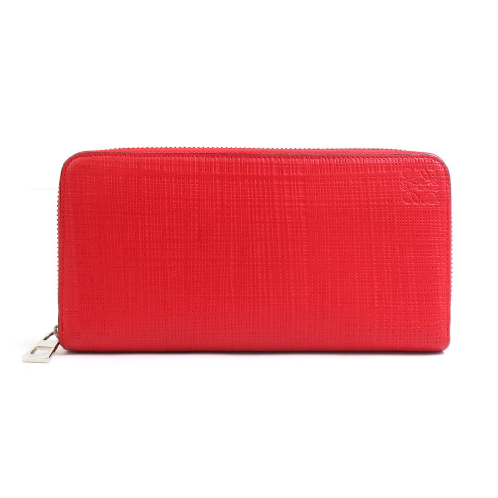 Leather Bi Fold Long Wallet: Leather Bi Fold Long Wallet Red leather bi-fold long wallet with a classic design, featuring a 10cm x 19cm x 2cm size and a stylish dust bag and box for storage. The wallet's long, bi-fold design prov
