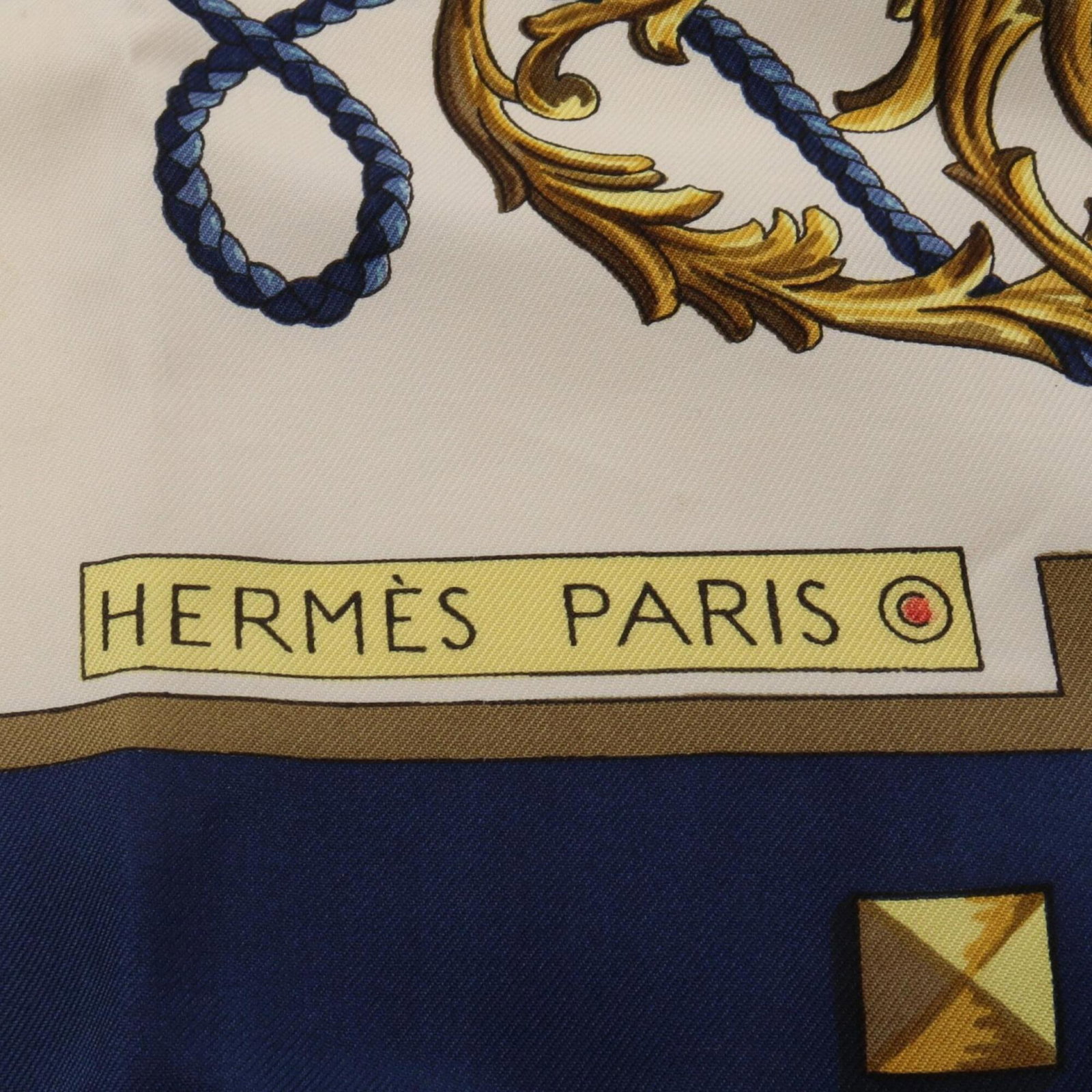 Silk Hermes Scarf - 2
