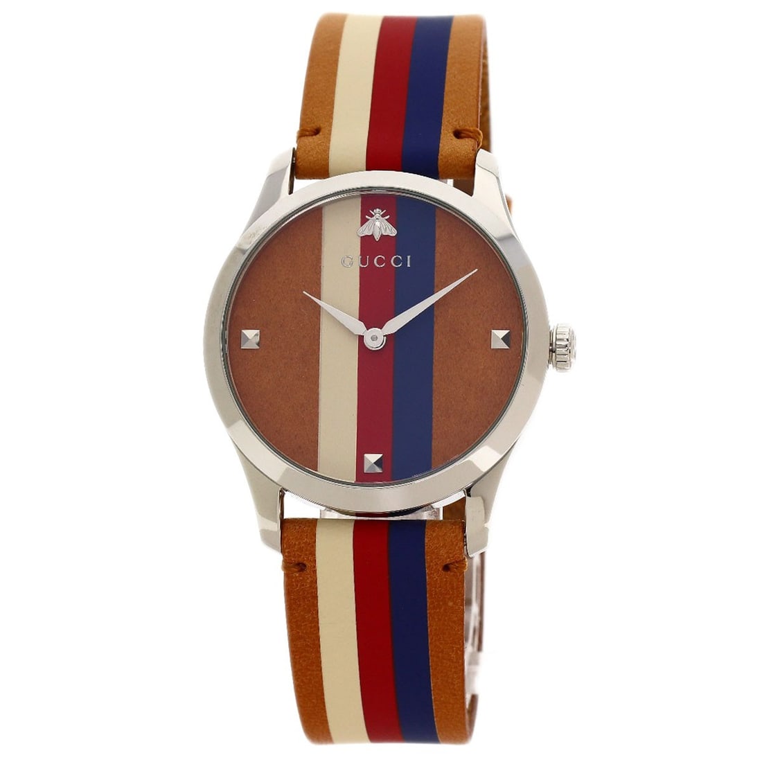Timeless Watches Gucci G Stainless Steel Leather Boys (1 of 9)