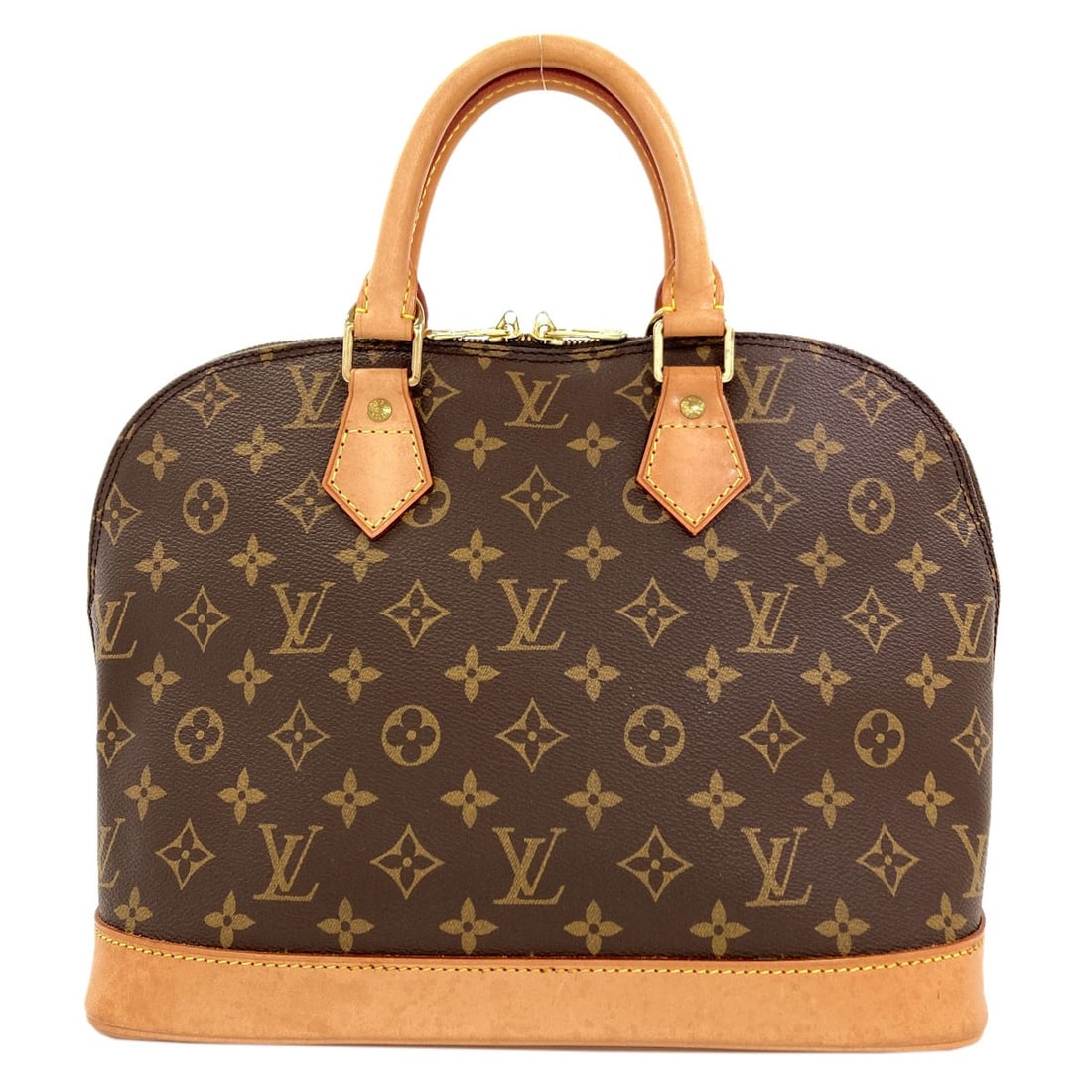 Handbag Monogram Canvas Vuitton Louis M51130 Alma: Handbag Monogram Canvas Vuitton Louis M51130 Alma Item Specifics: Brand: LOUIS VUITTON Style: Handbag Color: Brown Type: Handbag Exterior Color: Brown Exterior Material: Monogram canvas Product Discla