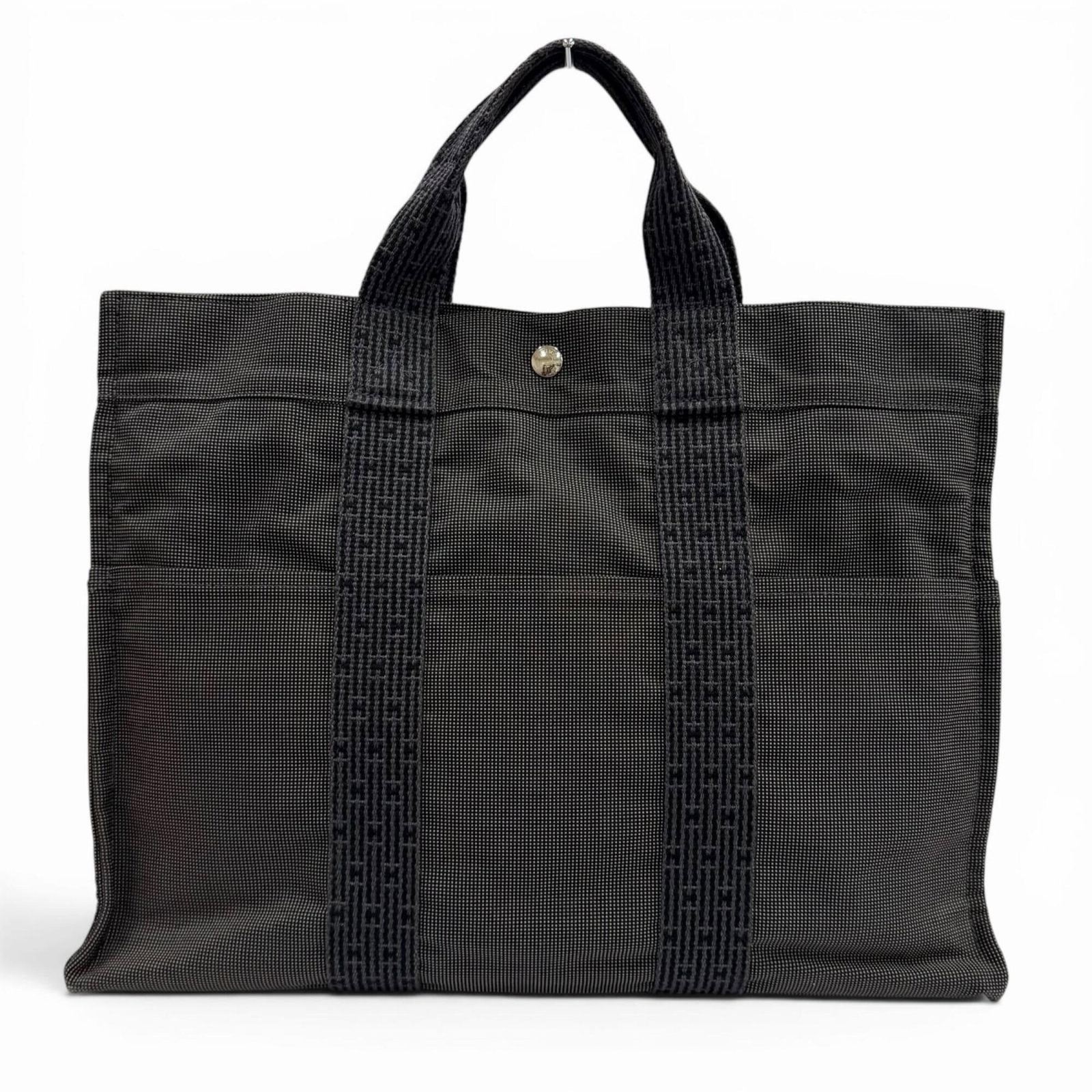 Polyamide Polyester Bag Tote Handbag Hermes - 2