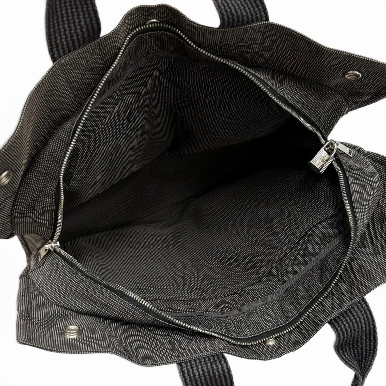 Polyamide Polyester Bag Tote Handbag Hermes - 4