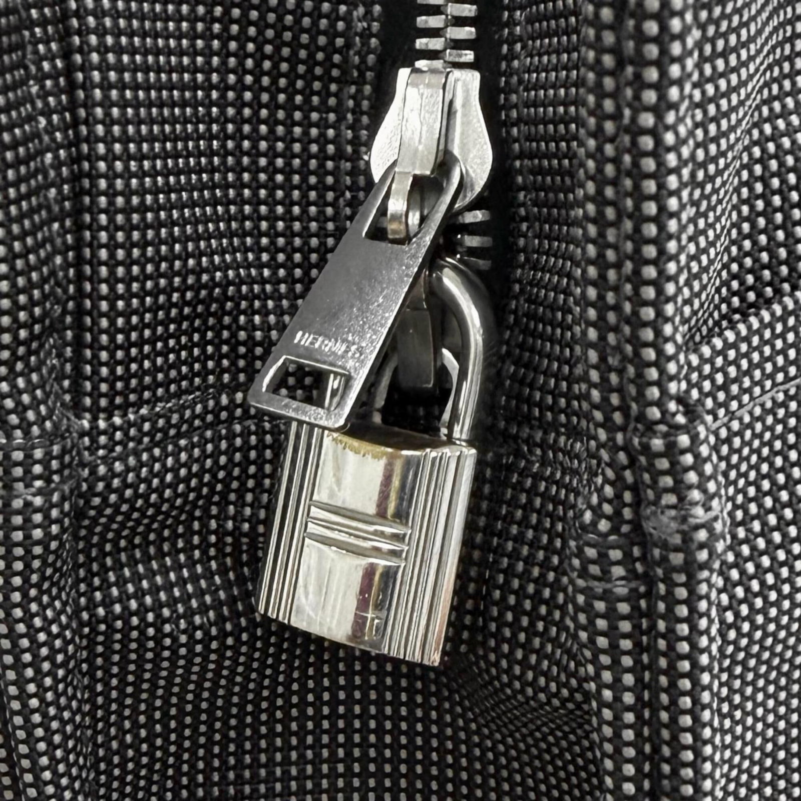Polyamide Polyester Bag Tote Handbag Hermes - 8