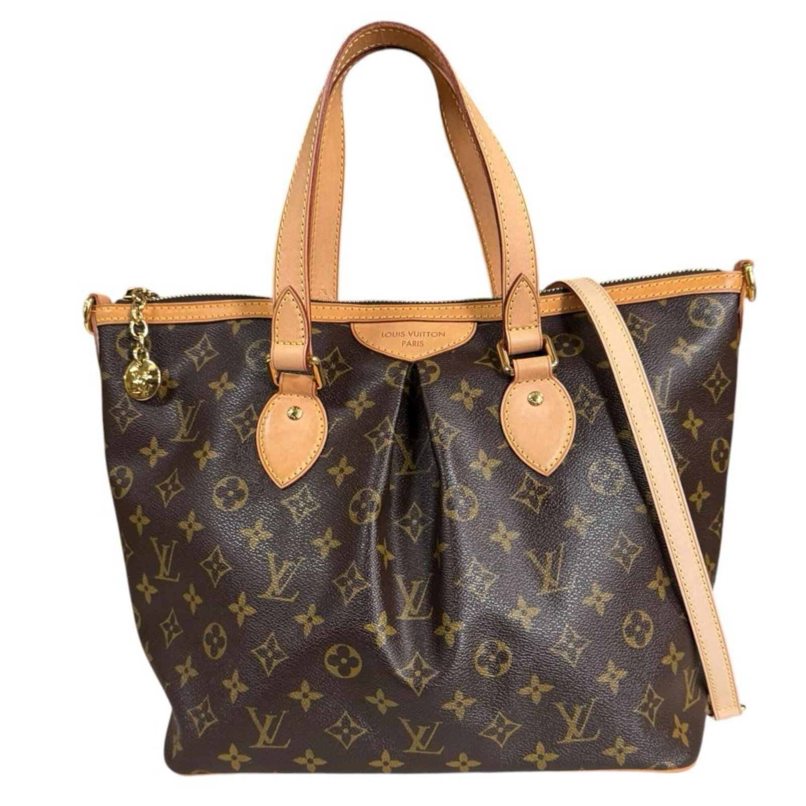 Shoulder Bag Monogram Louis Vuitton: Shoulder Bag Monogram Louis Vuitton Monogrammed with precision, this Louis Vuitton shoulder bag boasts a timeless design and rich brown color. Crafted from high-quality materials, its sturdy