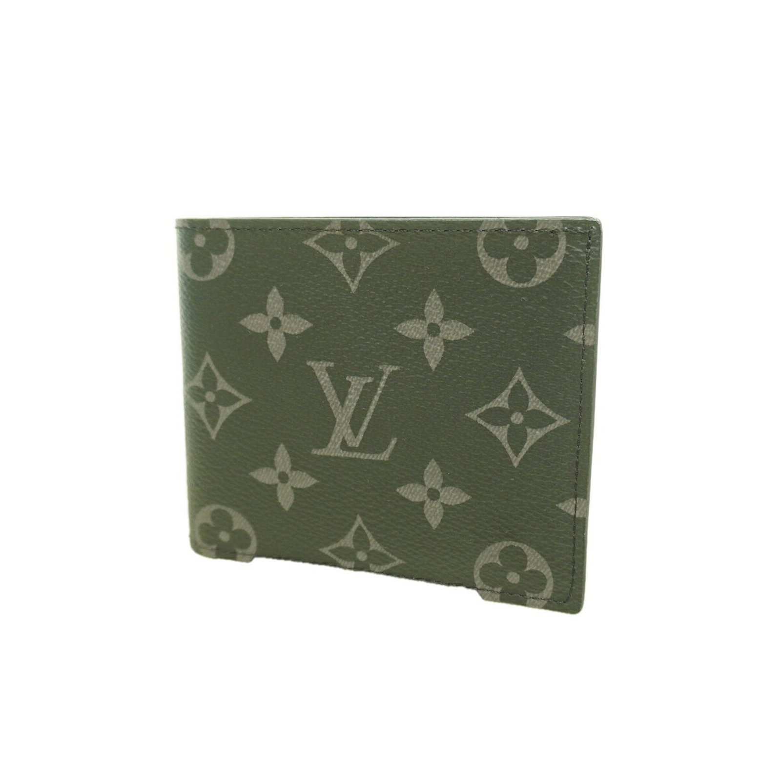 Louis Vuitton Wallet (Bi-Fold): Louis Vuitton Wallet (Bi-Fold) Black Louis Vuitton bi-fold wallet with classic design and signature monogram pattern, measuring 9.5cm x 11cm x 3cm. This stylish accessory features a sleek and