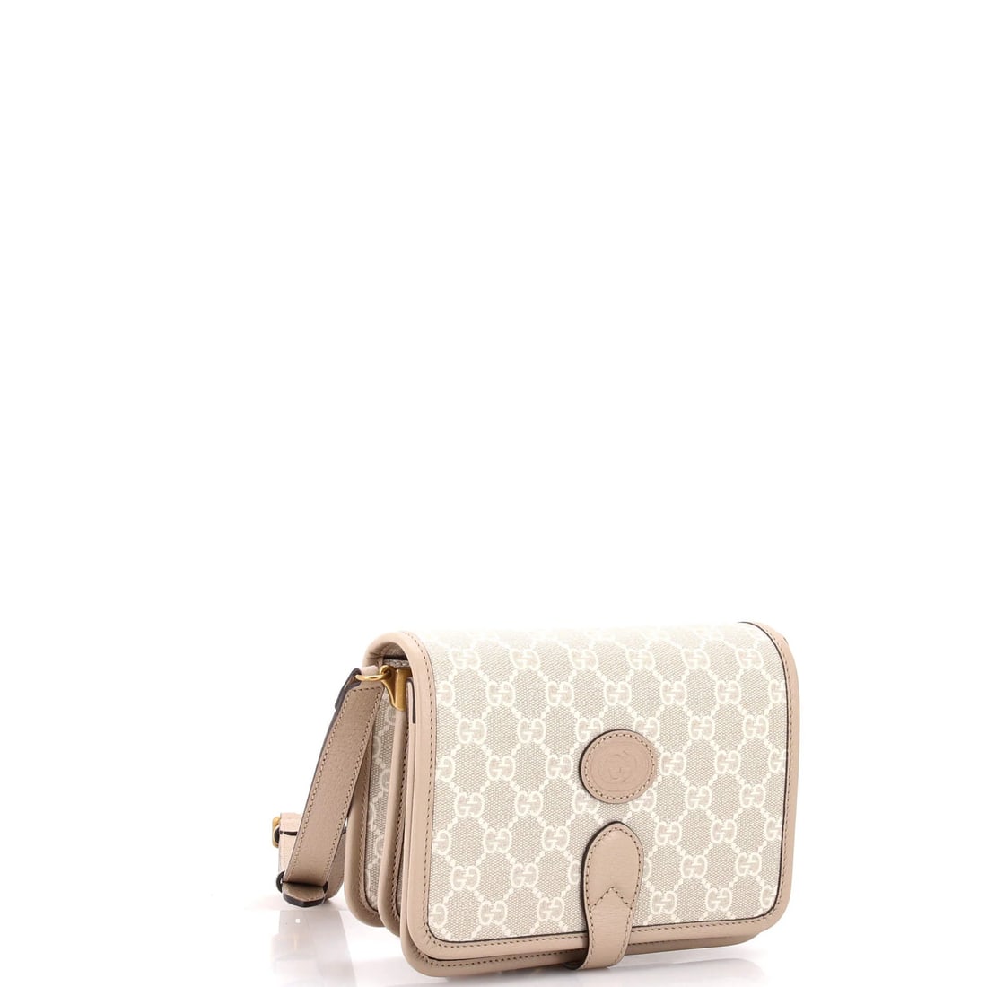Gucci Interlocking G Patch Messenger Bag Coated Canvas Mini - 2