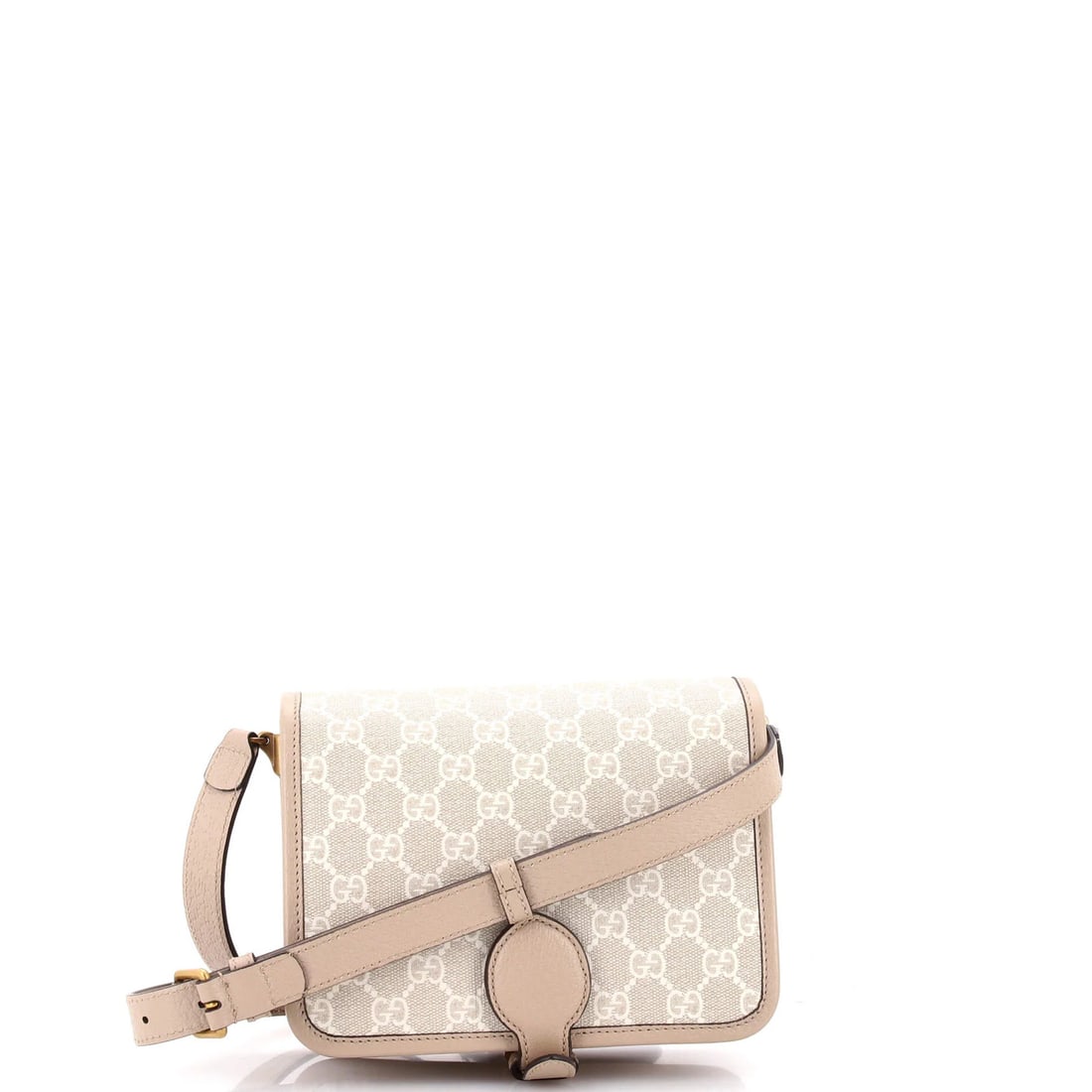 Gucci Interlocking G Patch Messenger Bag Coated Canvas Mini - 3