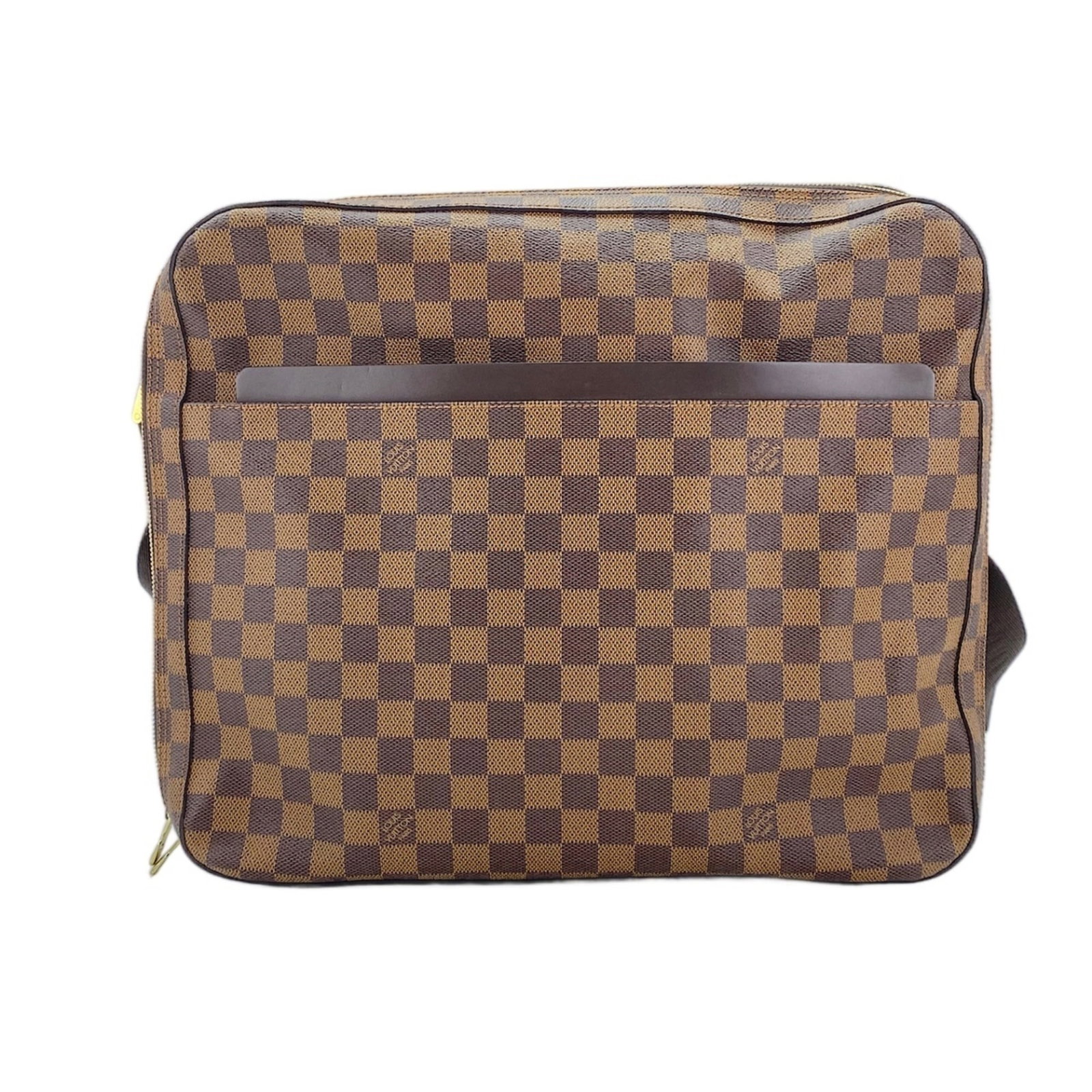 Shoulder Bag by Louis Vuitton: Shoulder Bag by Louis Vuitton Brown, Damier Canvas, Galle Louis Vuitton shoulder bag with classic 30cm x 39cm x 13cm dimensions. This iconic design combines timeless style with versatile