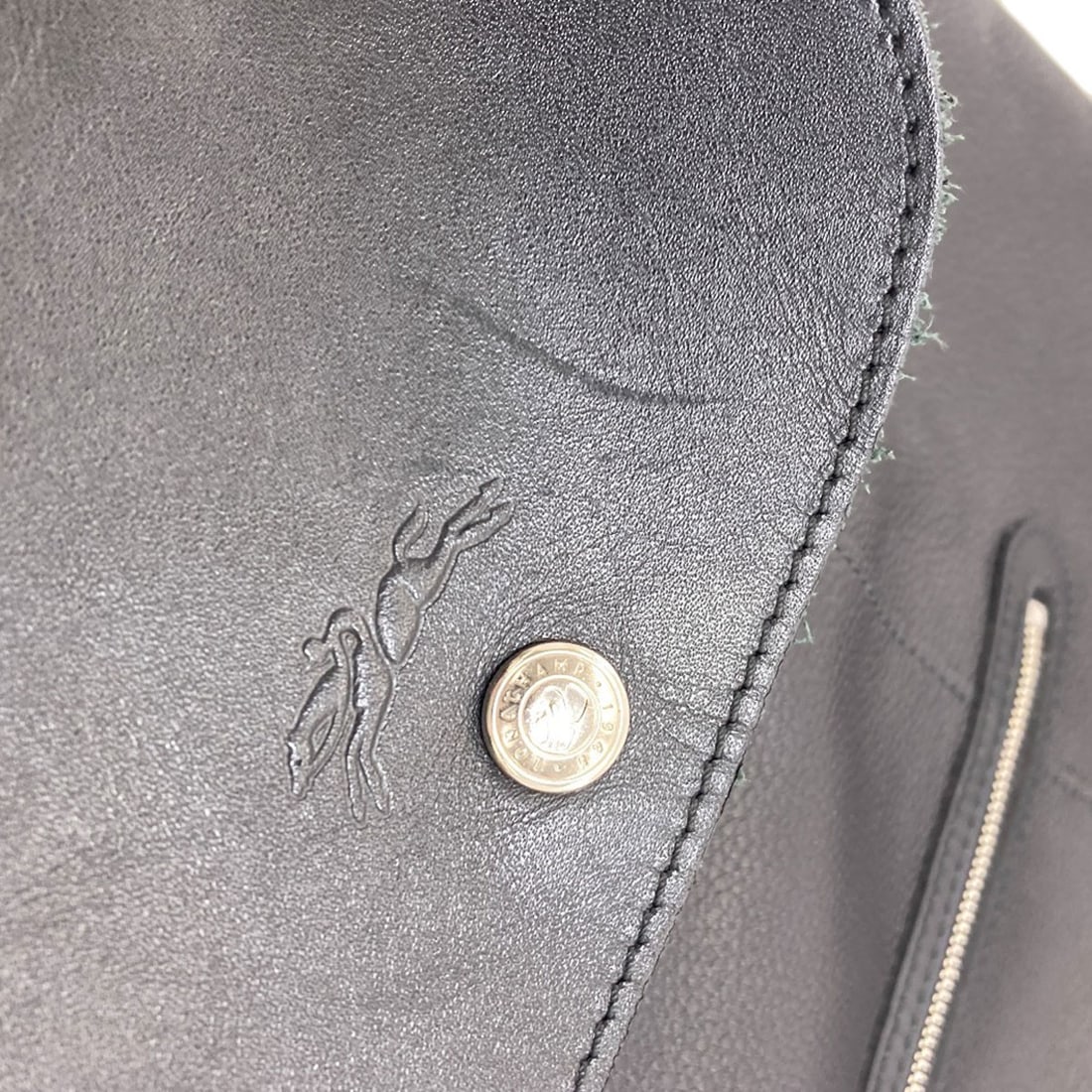 Leather Backpack Logo Daypack Longchamp - 10