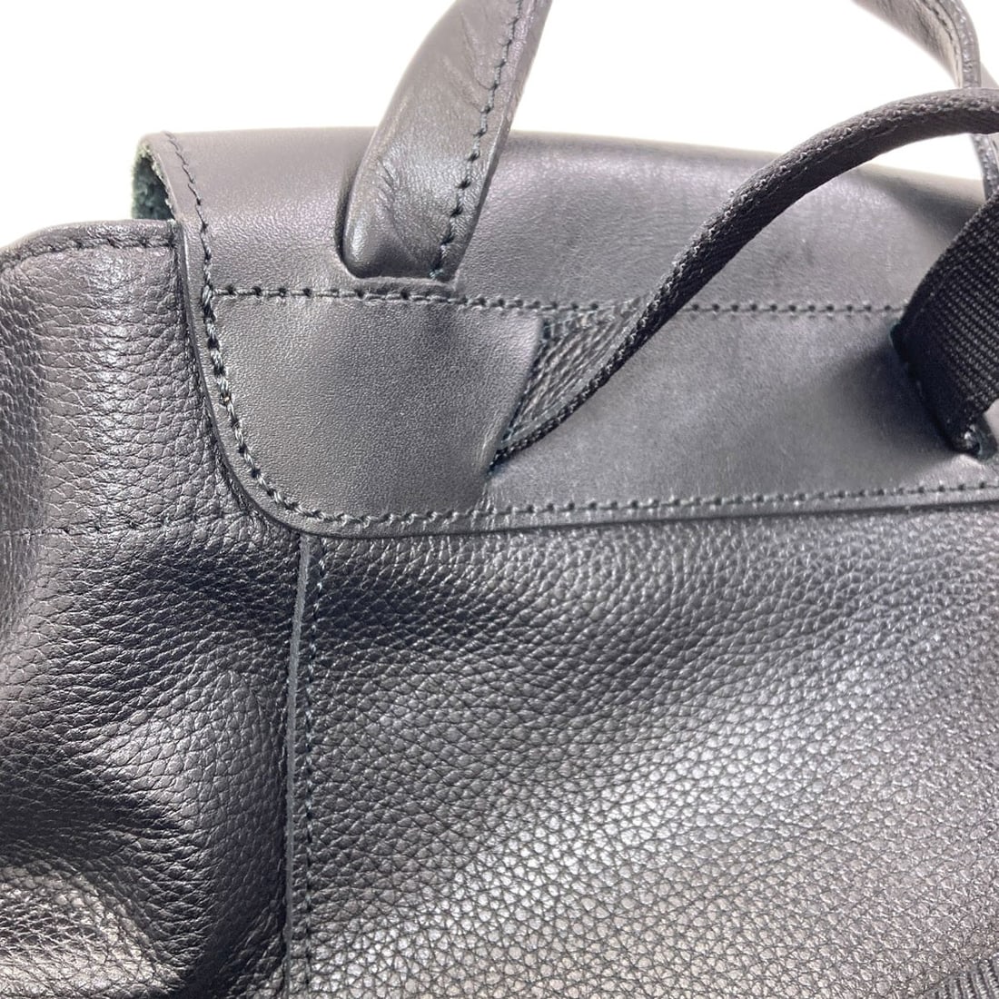 Leather Backpack Logo Daypack Longchamp - 12