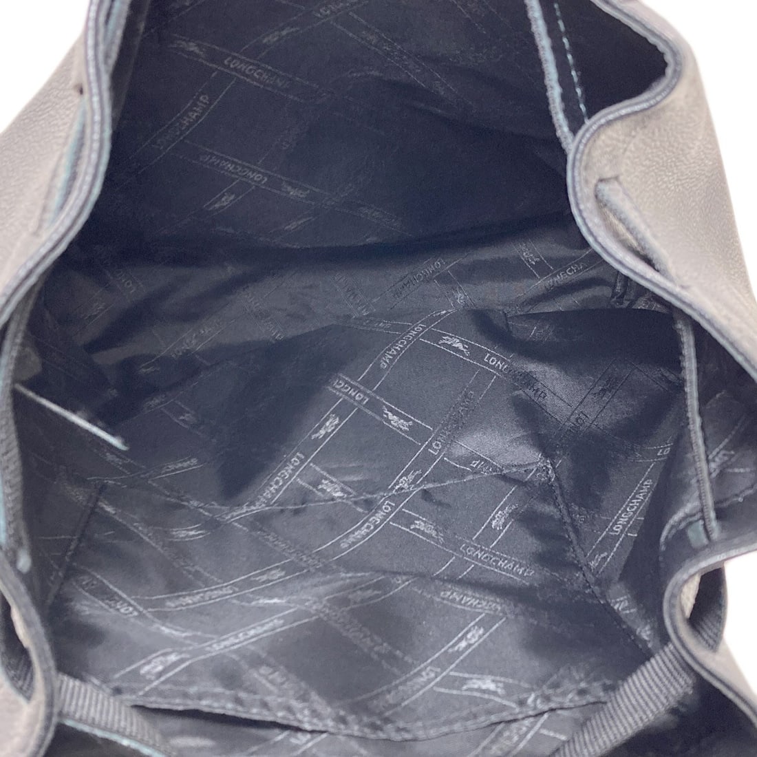 Leather Backpack Logo Daypack Longchamp - 5
