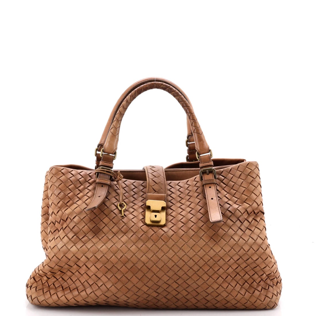 Bottega Veneta Roma Bag Intrecciato Nappa Medium: Bottega Veneta Roma Bag Intrecciato Nappa Medium Bottega Veneta Roma Bag Intrecciato Nappa Medium is a medium-sized tote with an Intrecciato Nappa leather exterior in neutral color. The bag features