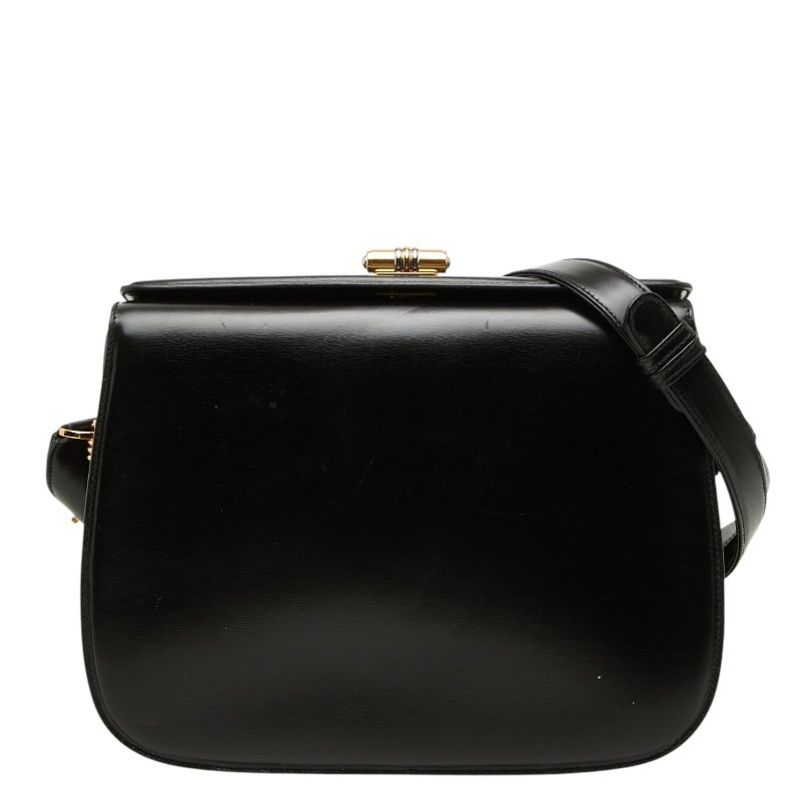 Shoulder Bag Leather: Shoulder Bag Leather Black leather shoulder bag from Gucci, measuring 5cm x 24cm x 7.5cm. This bag features high-quality leather construction and a sleek design. Item Specifics: Brand: Gucci MPN: