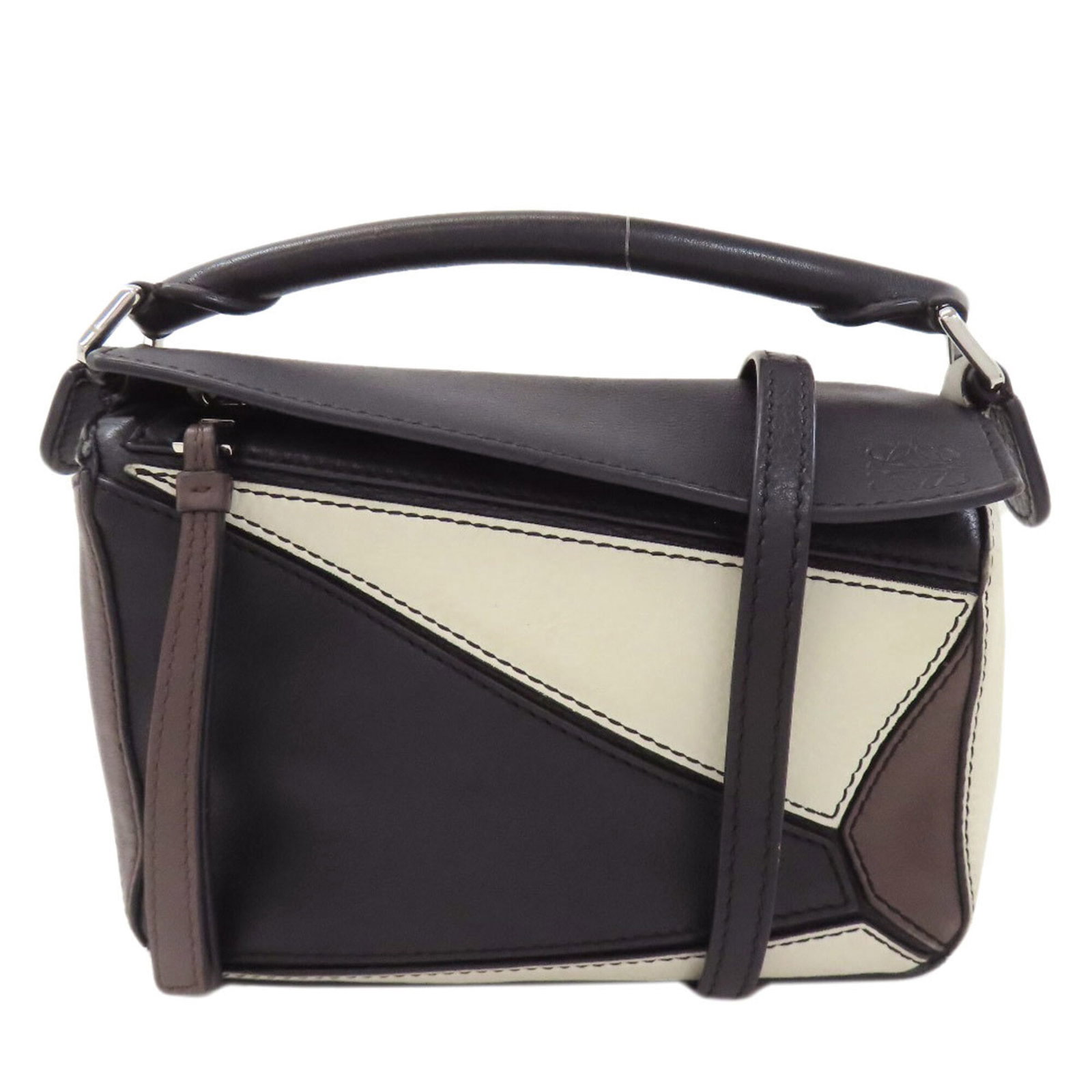Handbag Leather Handbag: Handbag Leather Handbag Black, Brown, or White Calfskin Leather Handbag. Made from high-quality leather, this stylish handbag features a classic design with clean lines and a timeless look. Perfectly