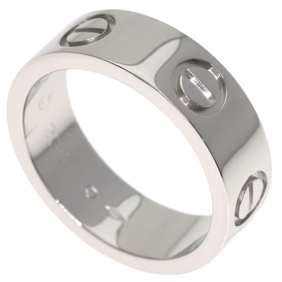 Platinum Pt950 Ring Cartier Love: Platinum Pt950 Ring Cartier Love Platinum Pt950 Ring Cartier Love is a silver-plated platinum ring with a ring size of 4.25(US). The ring features an open closure and bears a signature, made from 950