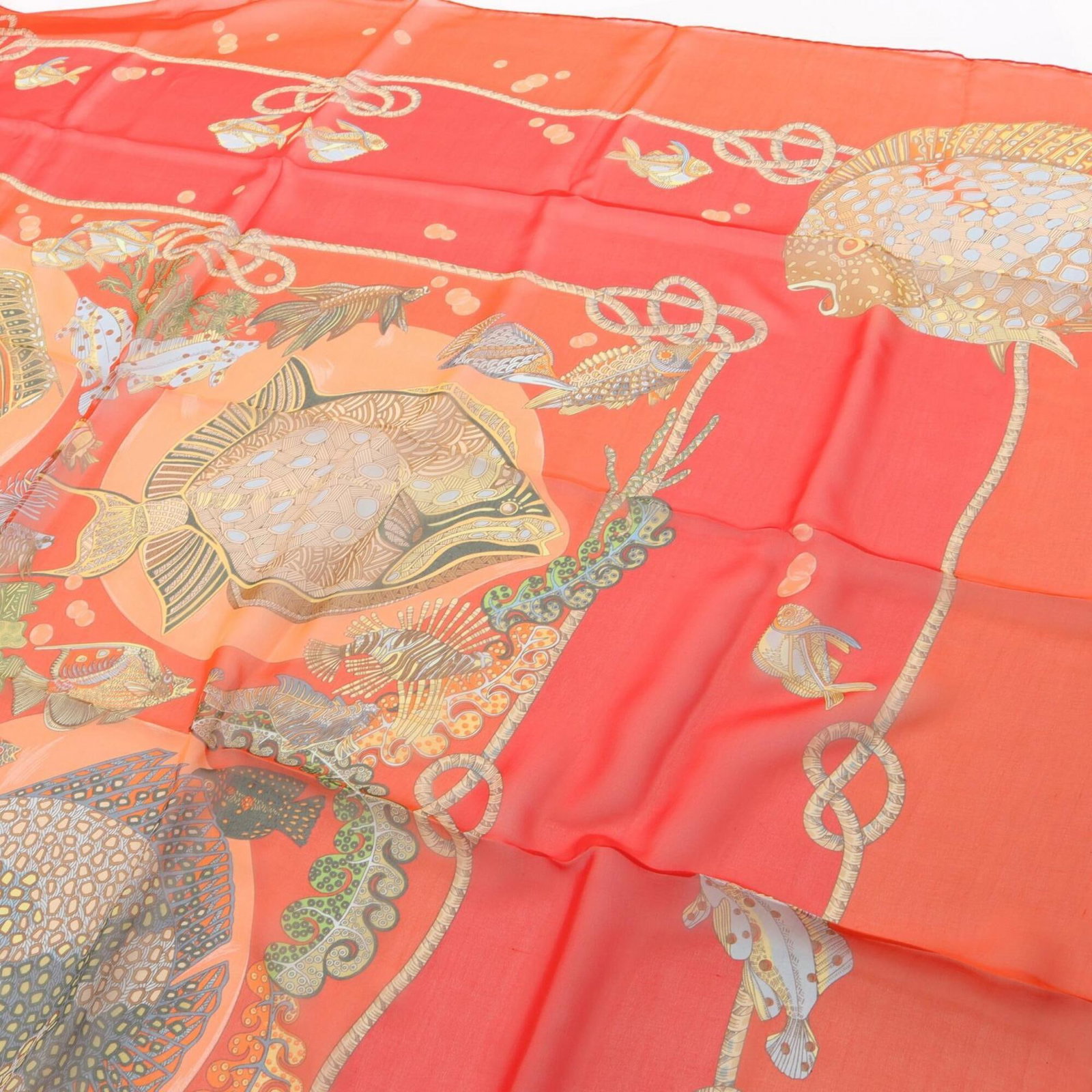 Silk Hermes Scarf - 2