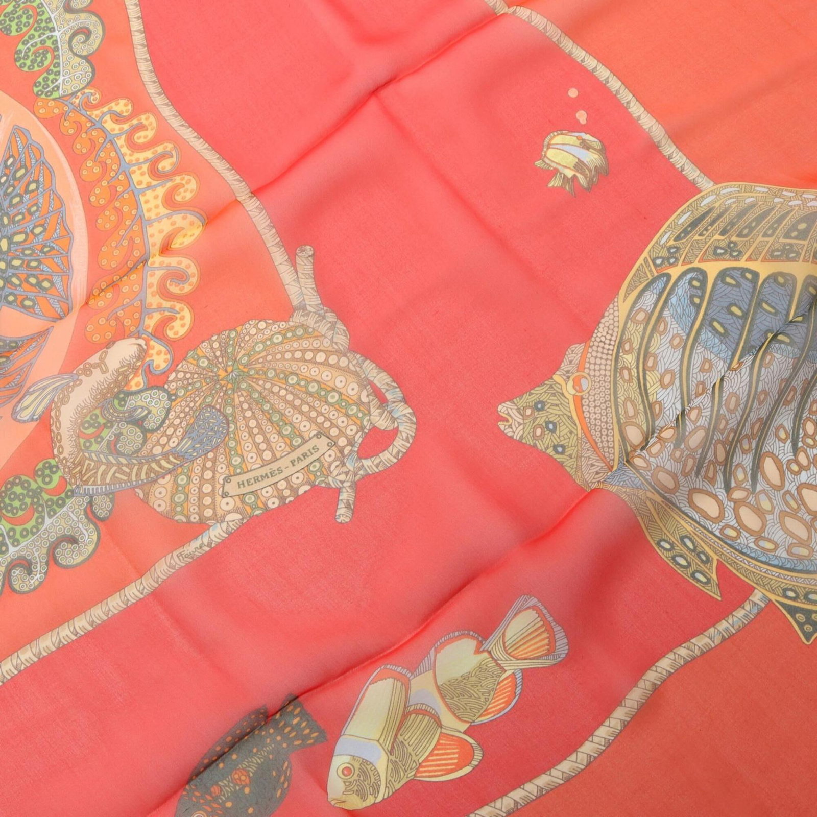 Silk Hermes Scarf - 5