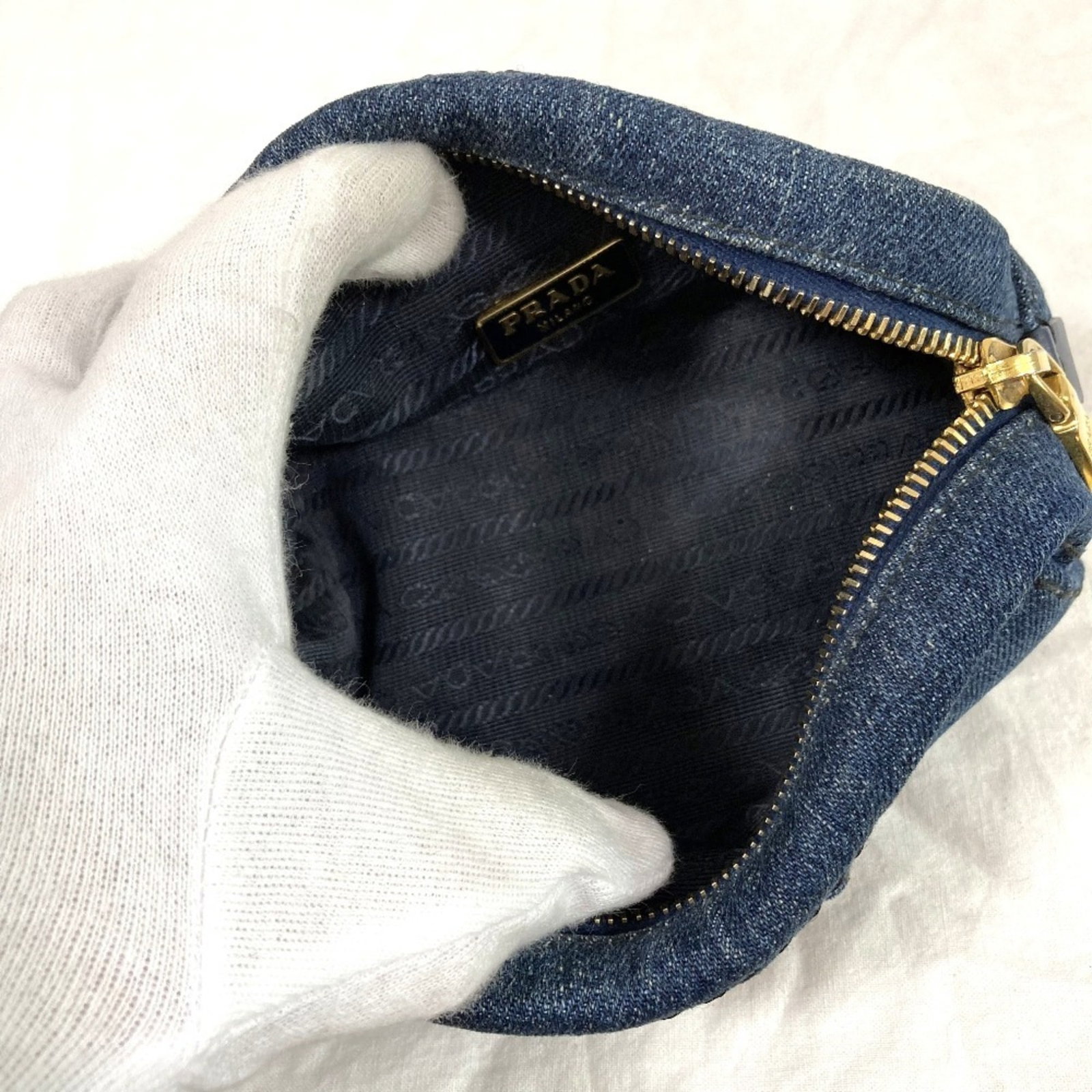 Pouch Denim Prada - 7