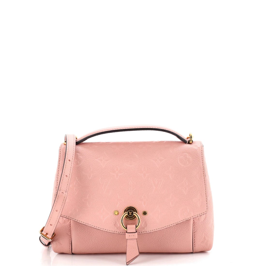 Vuitton Louis Monogram Leather Handbag Empreinte Blanche (1 of 7)