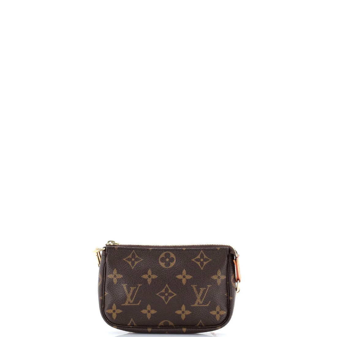Louis Vuitton Pochette Accessoires Monogram Canvas Mini: Louis Vuitton Pochette Accessoires Monogram Canvas Mini The Louis Vuitton Pochette Accessoires Monogram Canvas Mini is a stylish and compact clutch, measuring 6.5" in handle drop and 4.5" in height,