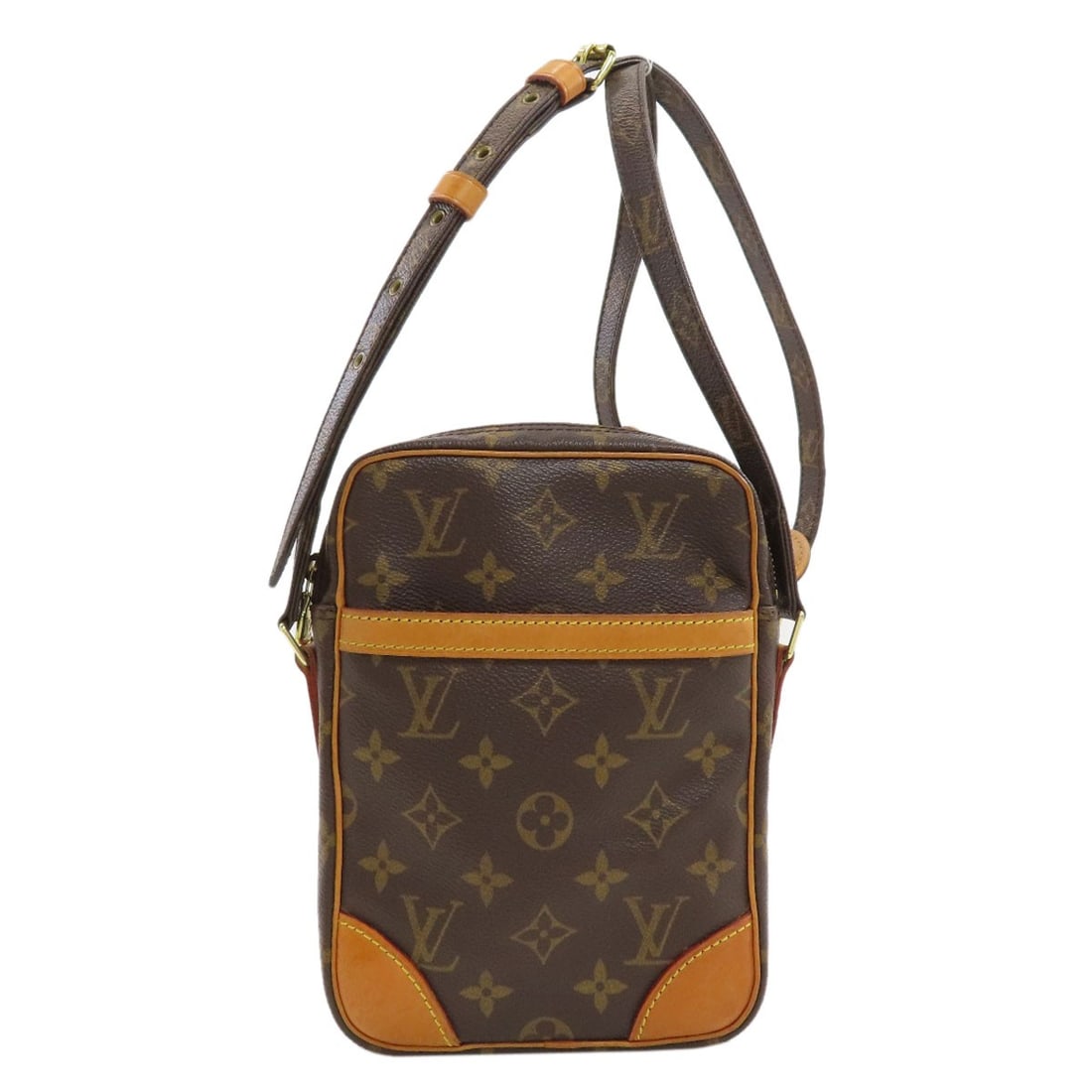 M45266 Dunouve Shoulder Monogram Bag Louis Vuitton: M45266 Dunouve Shoulder Monogram Bag Louis Vuitton Monogram canvas exterior with a signature, this Louis Vuitton shoulder bag features a classic design with a brown color and 8.1 inch height. The bag