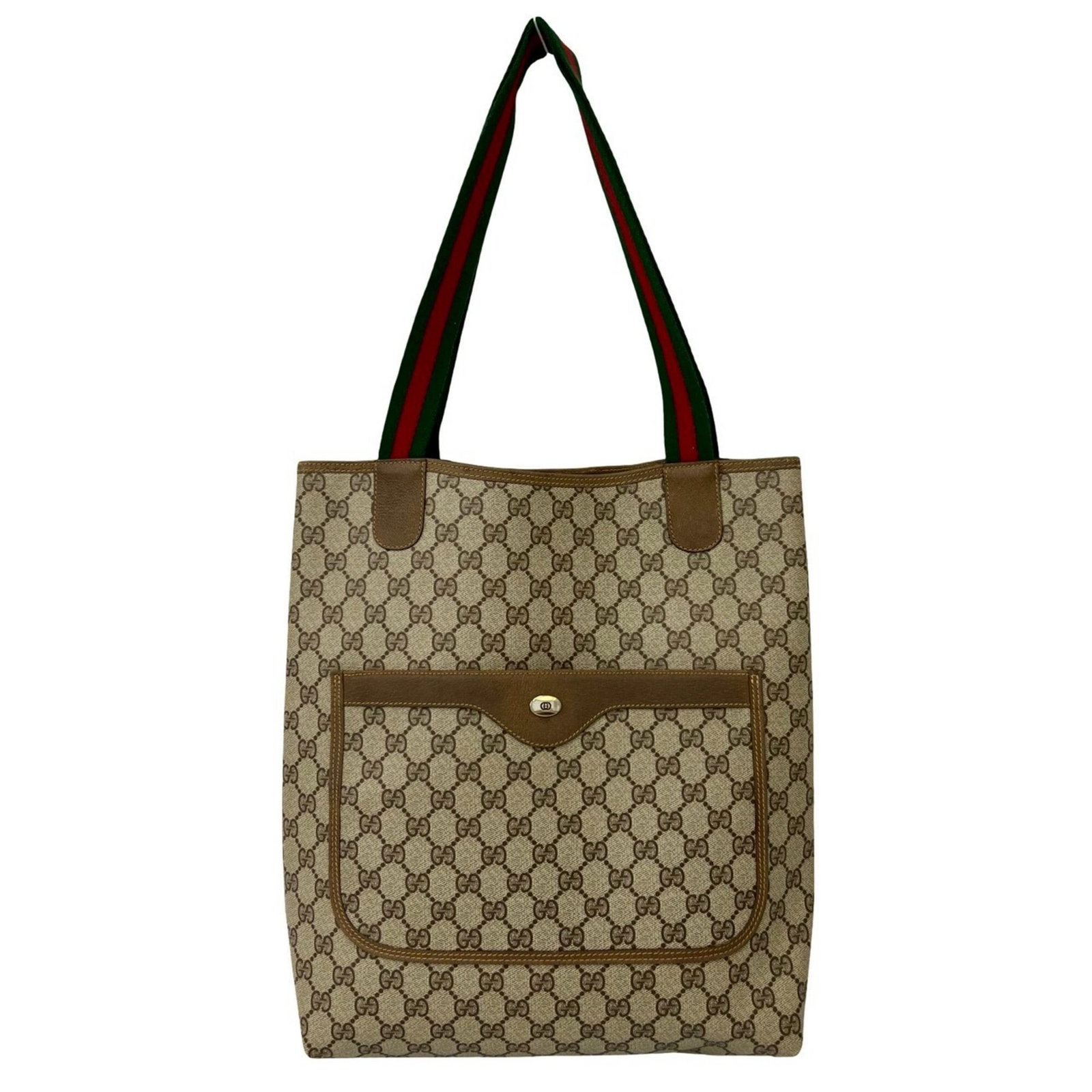 Shoulder Bag Tote Leather Pvc Gucci Bag: Shoulder Bag Tote Leather Pvc Gucci Bag Brown, Green, Red color Gucci Leather Pvc Shoulder Bag Tote is a versatile and stylish accessory. Made from high-quality leather and PVC, this bag features a