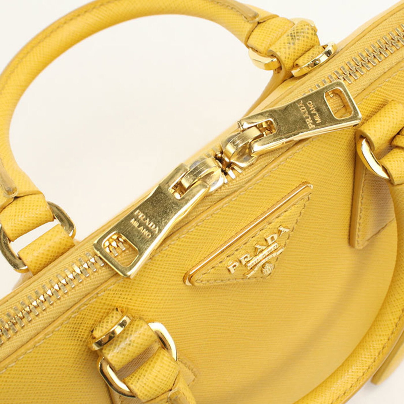 Handbag Leather Prada - 4