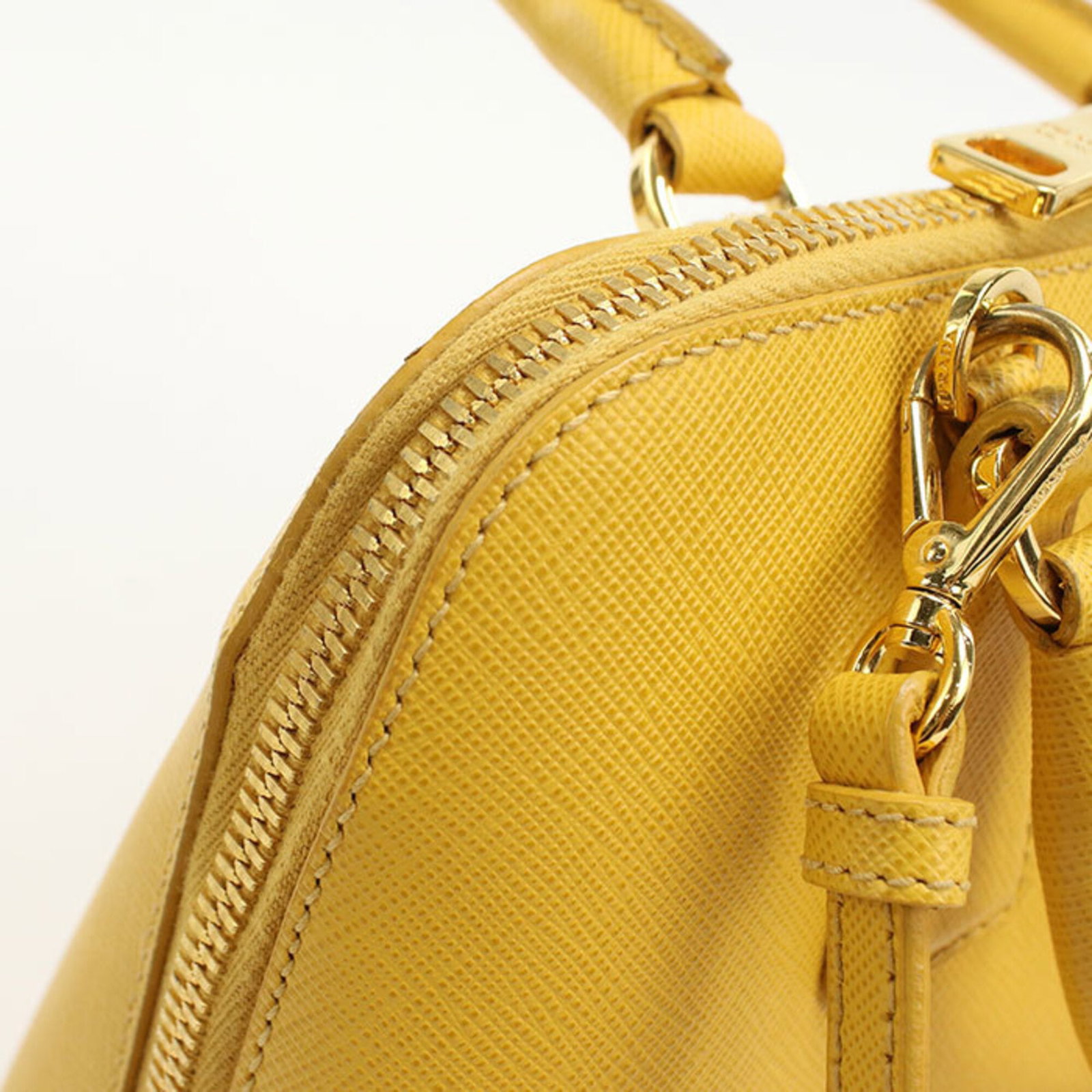 Handbag Leather Prada - 6