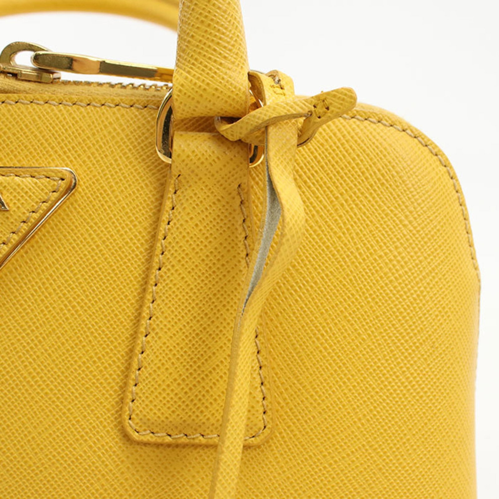 Handbag Leather Prada - 7