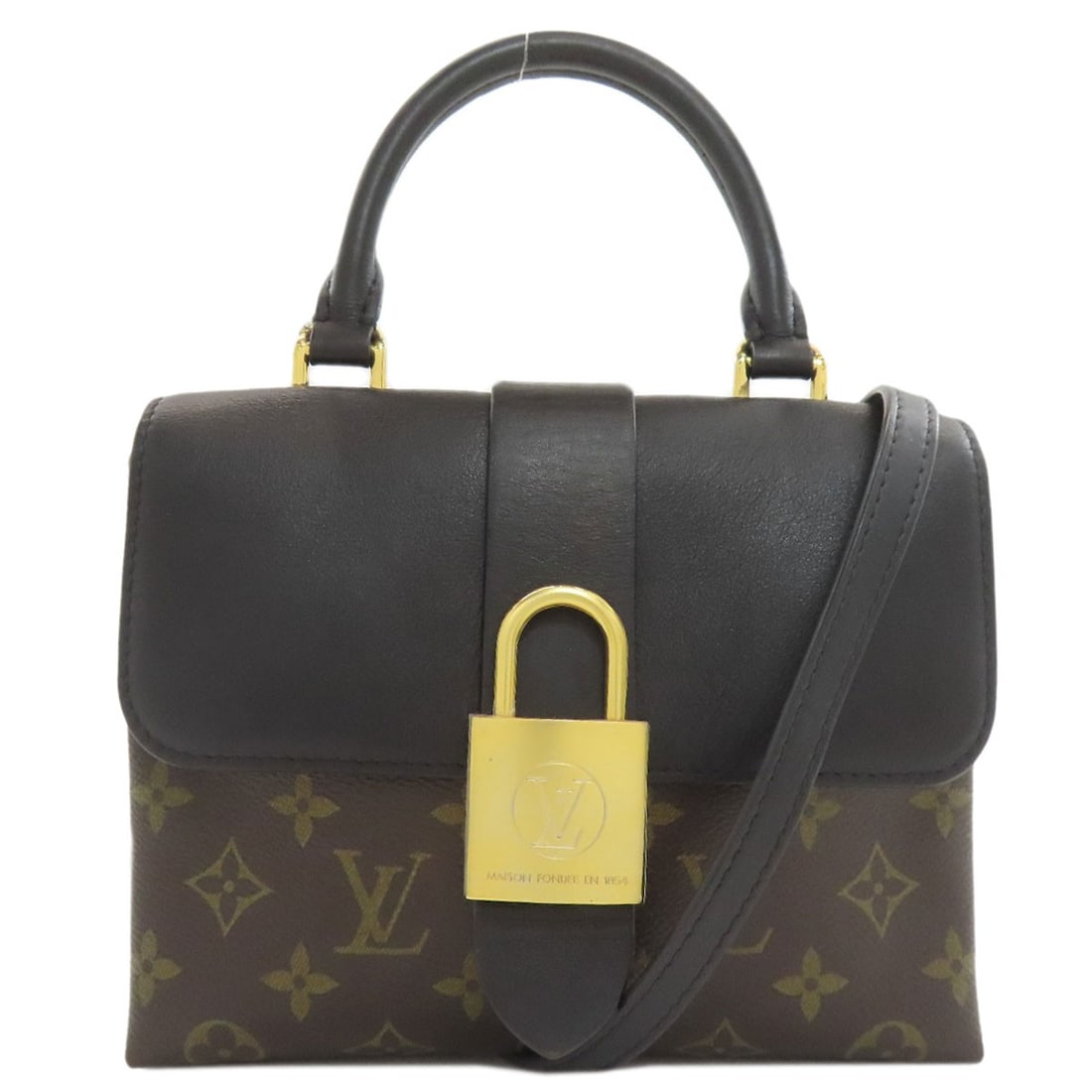 Louis Vuitton Monogram Canvas Handbag Rocky Bb M44141: Louis Vuitton Monogram Canvas Handbag Rocky Bb M44141 Brown Monogram Canvas Handbag with Classic Design. This Louis Vuitton handbag features the iconic monogram canvas exterior in a rich brown color,